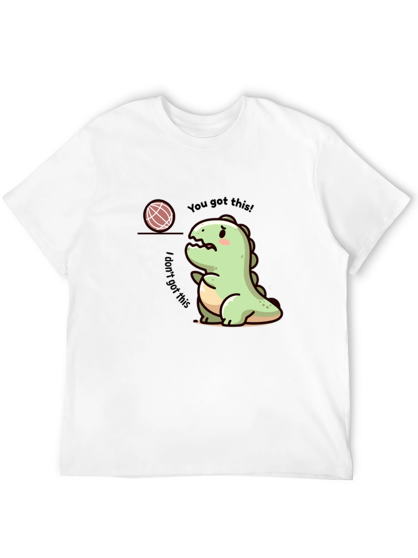 Dino Doubts T-Shirt - Cute and Relatable