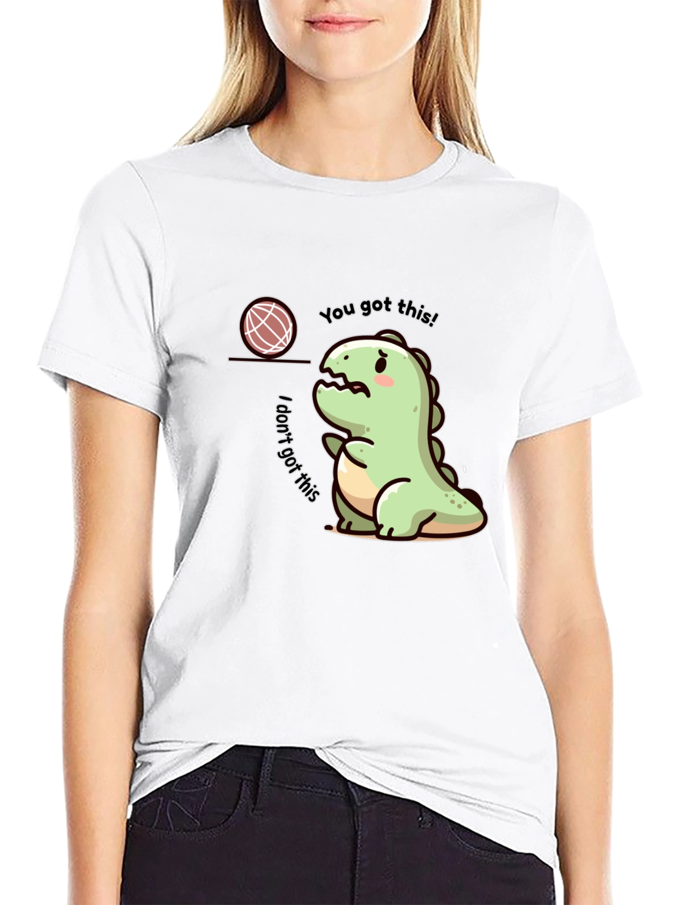 Dino Doubts T-Shirt - Cute and Relatable