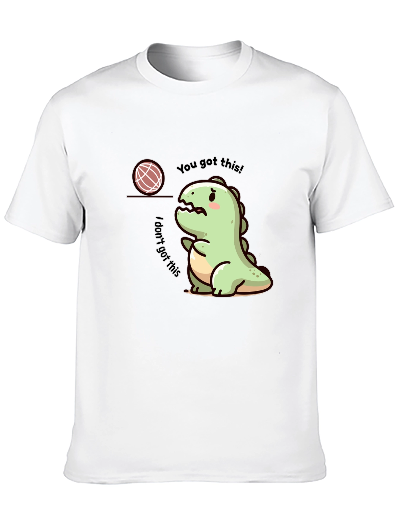 Dino Doubts T-Shirt - Cute and Relatable