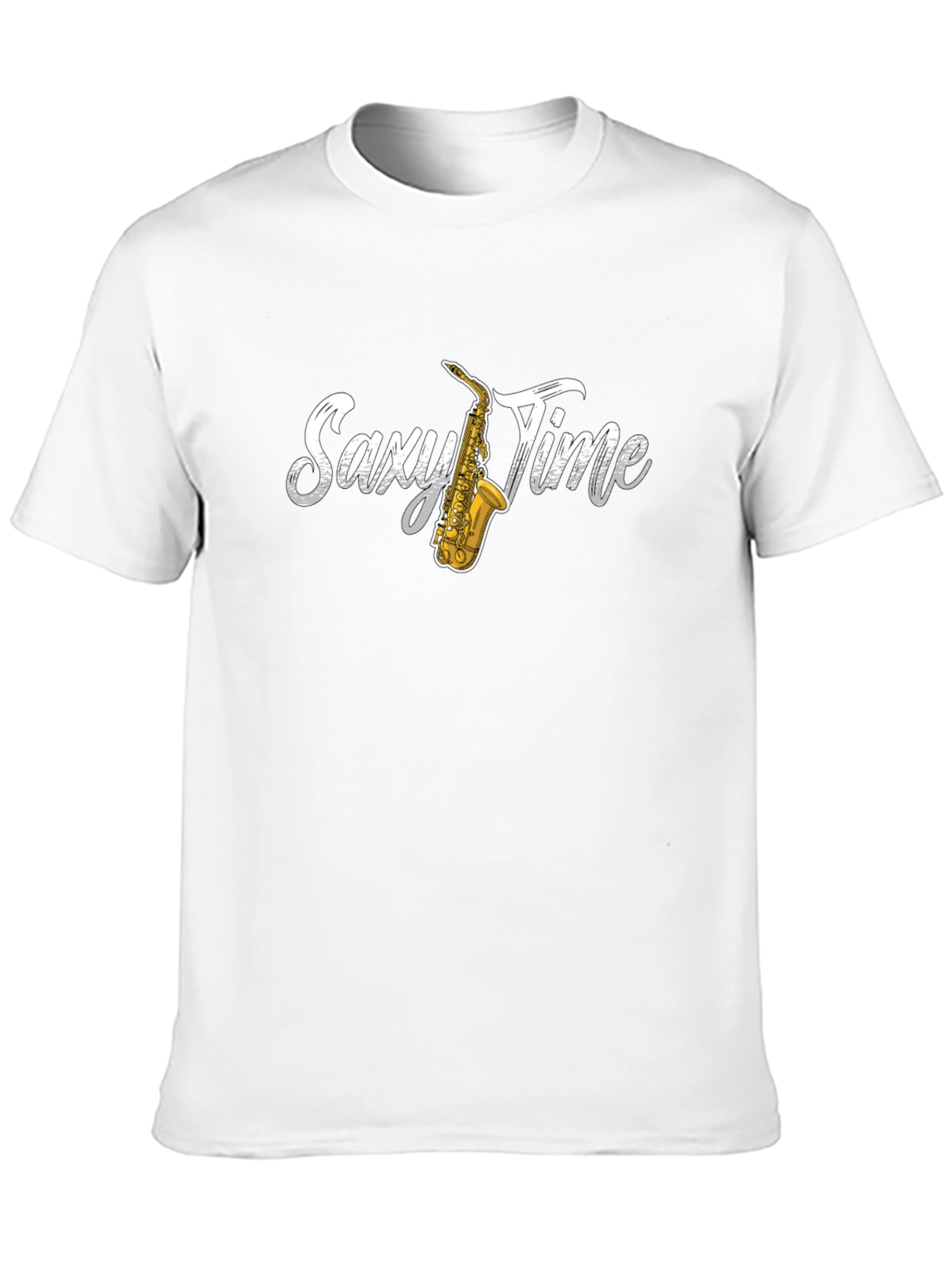 Saxy Time T-Shirt - Cool Music Lover Tee