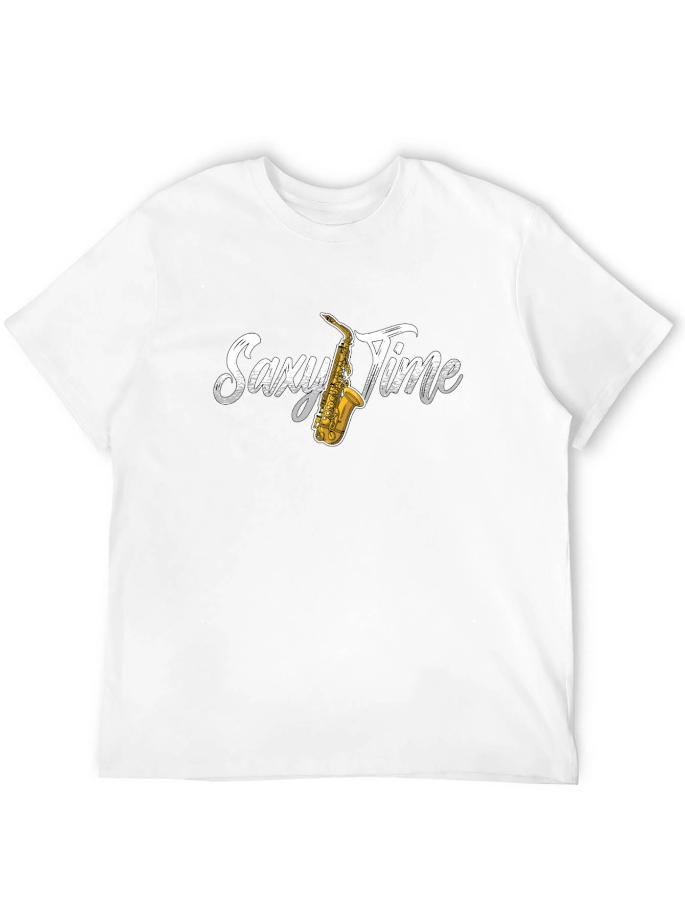 Saxy Time T-Shirt - Cool Music Lover Tee