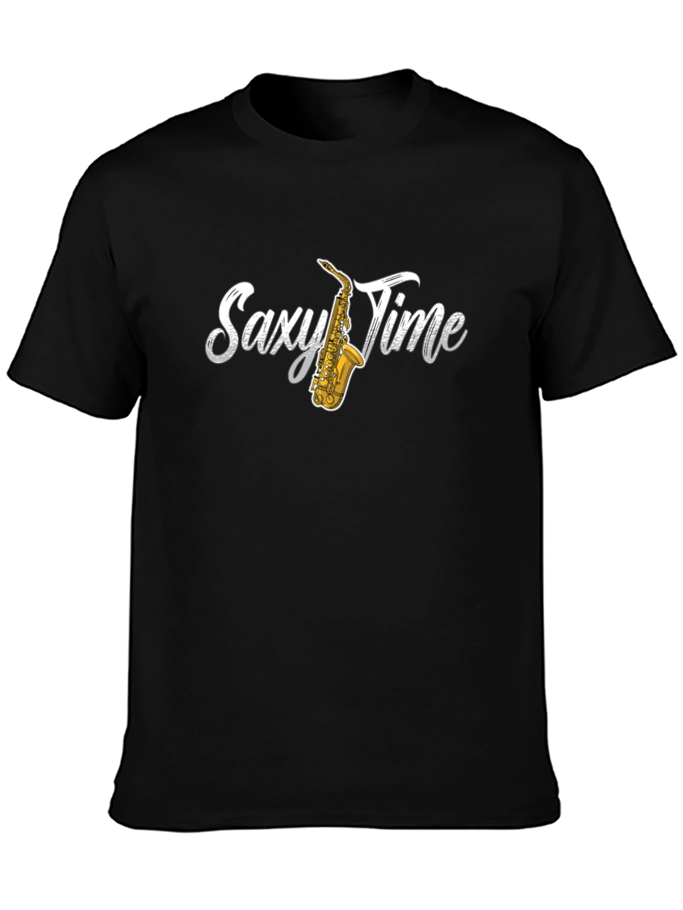 Saxy Time T-Shirt - Cool Music Lover Tee