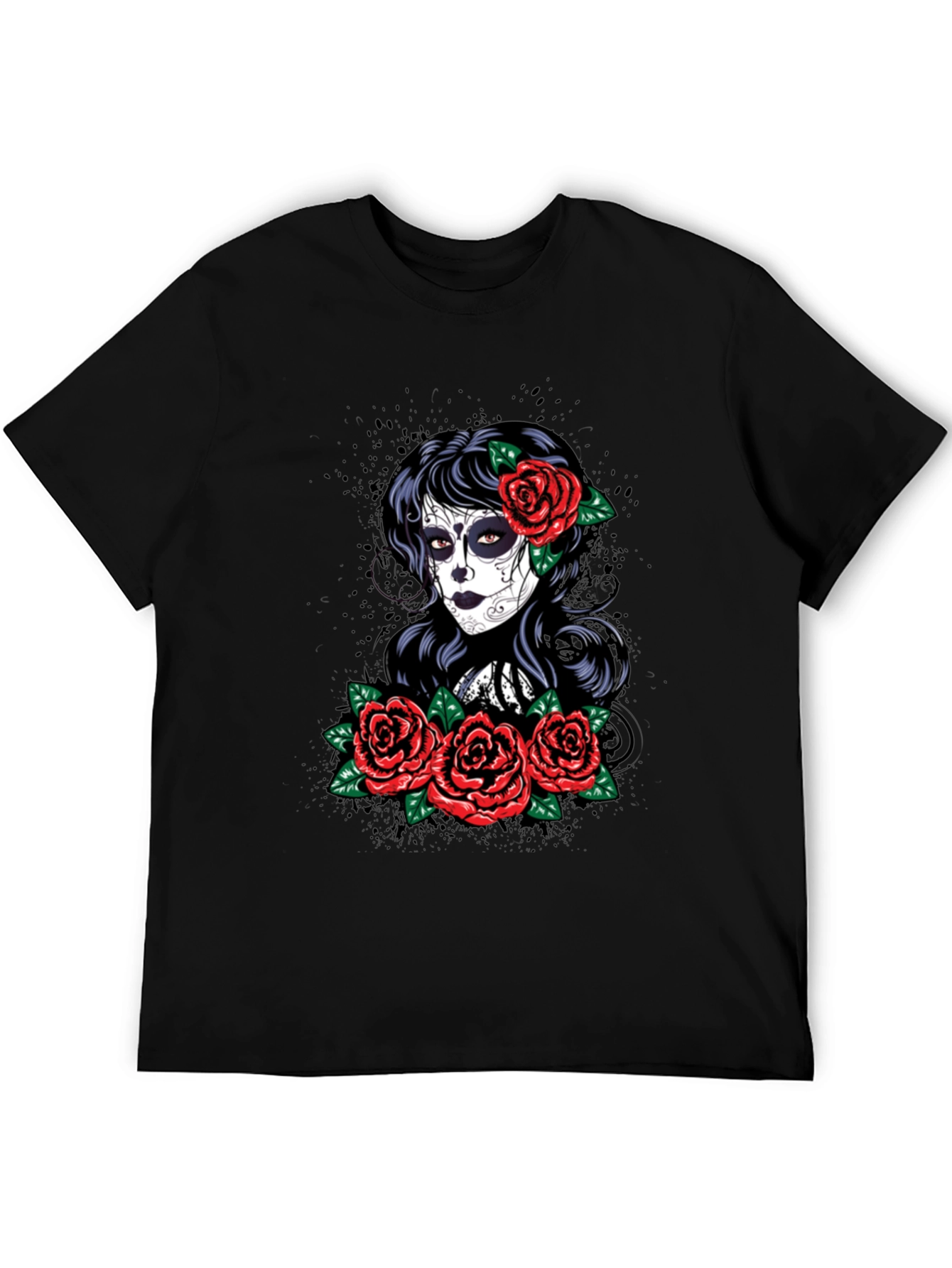 Day of the Dead Graphic T-Shirt - Black