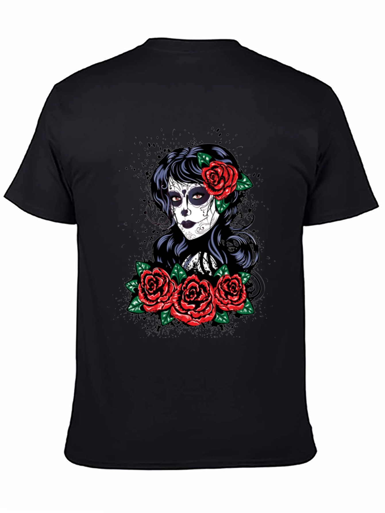 Day of the Dead Graphic T-Shirt - Black