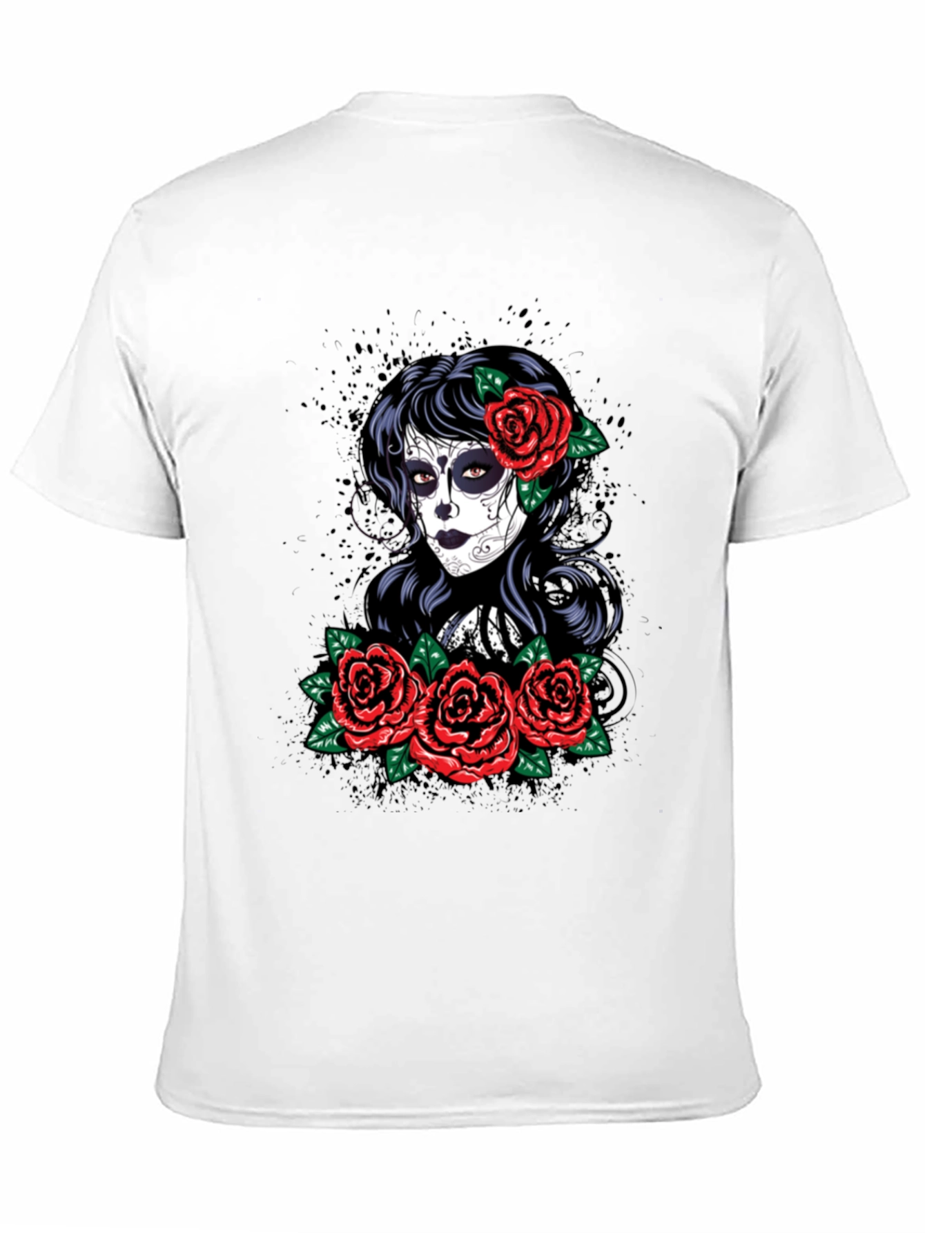 Day of the Dead Graphic T-Shirt - Black