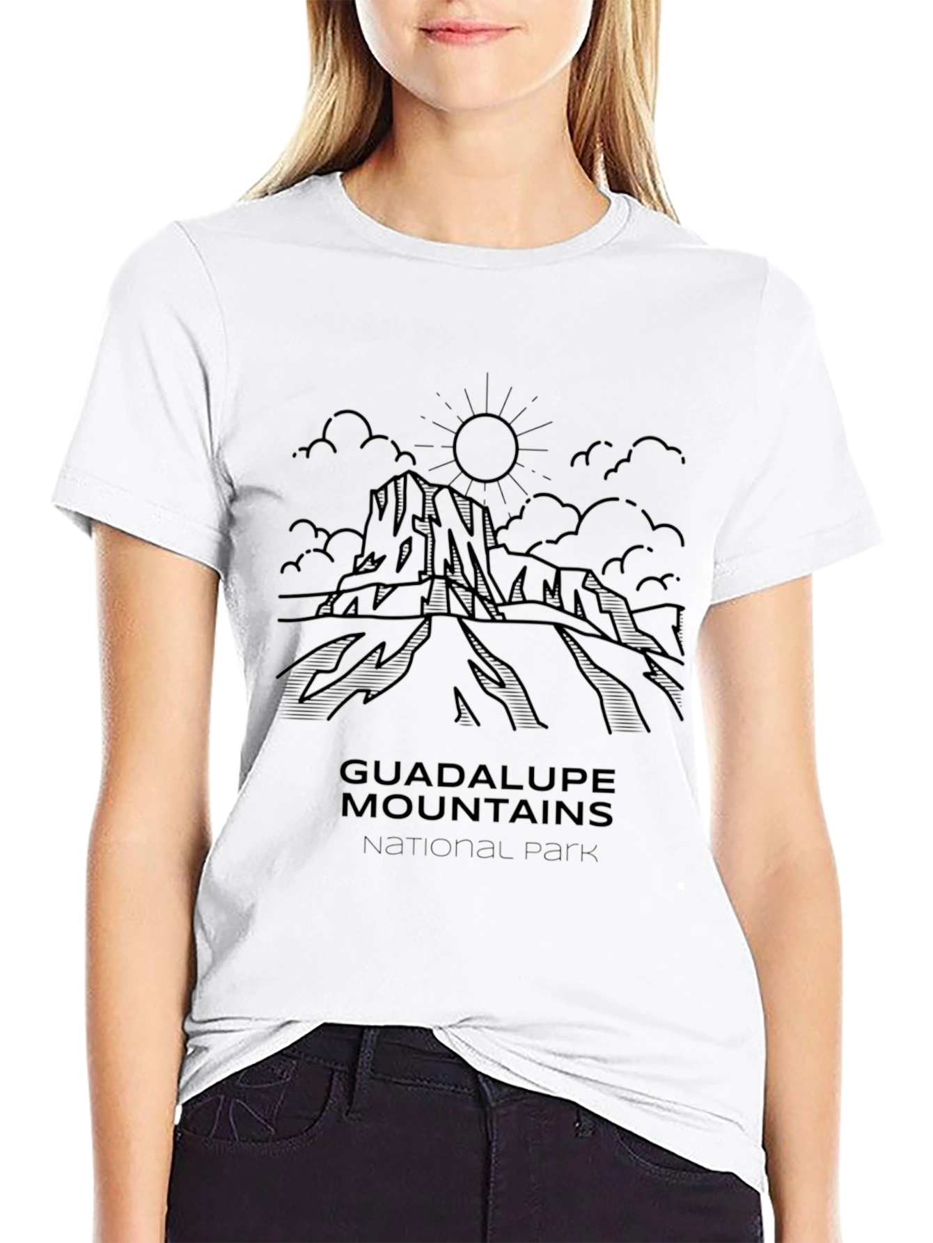 Guadalupe Mountains National Park Black T-Shirt