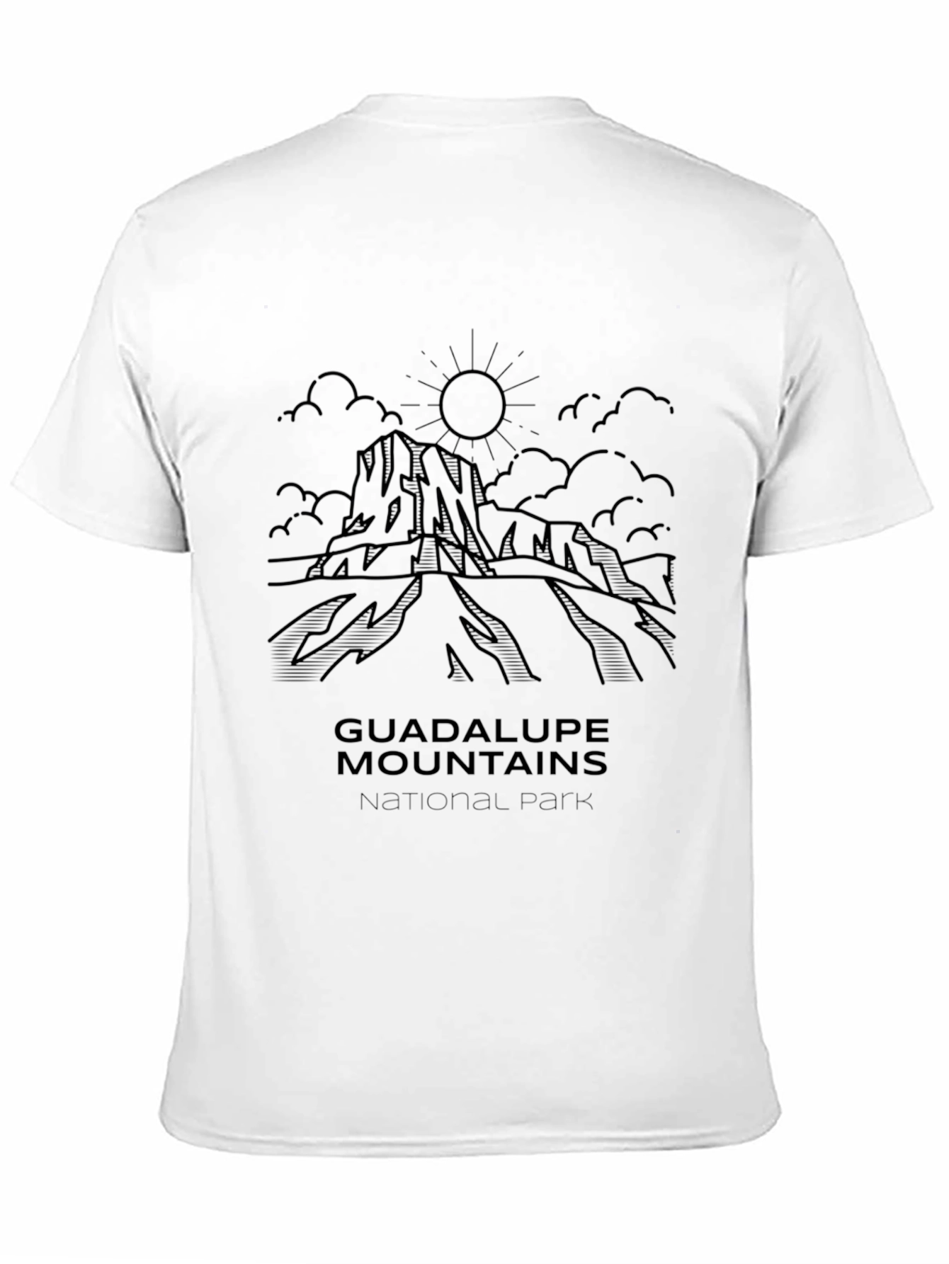 Guadalupe Mountains National Park Black T-Shirt