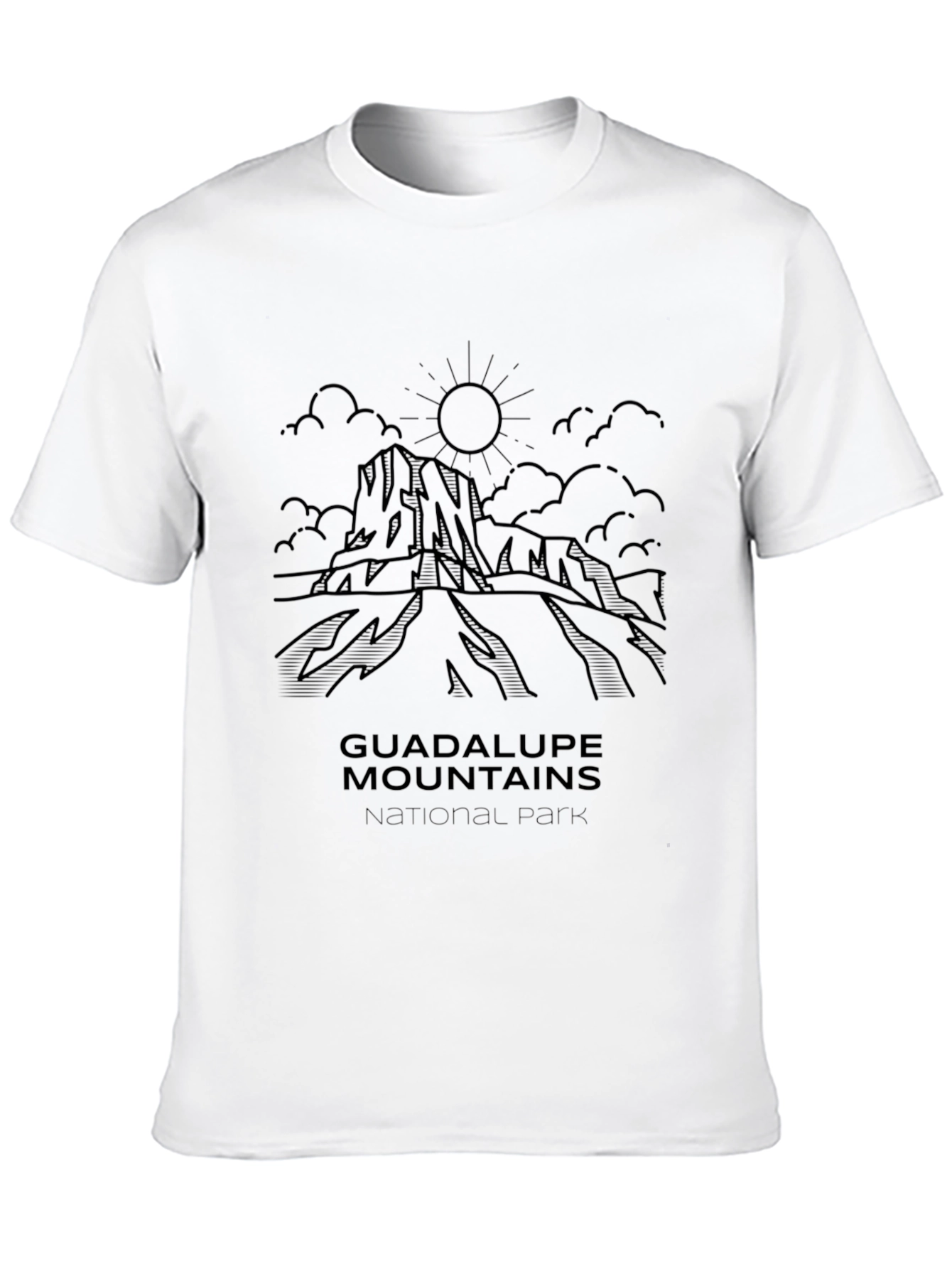 Guadalupe Mountains National Park Black T-Shirt