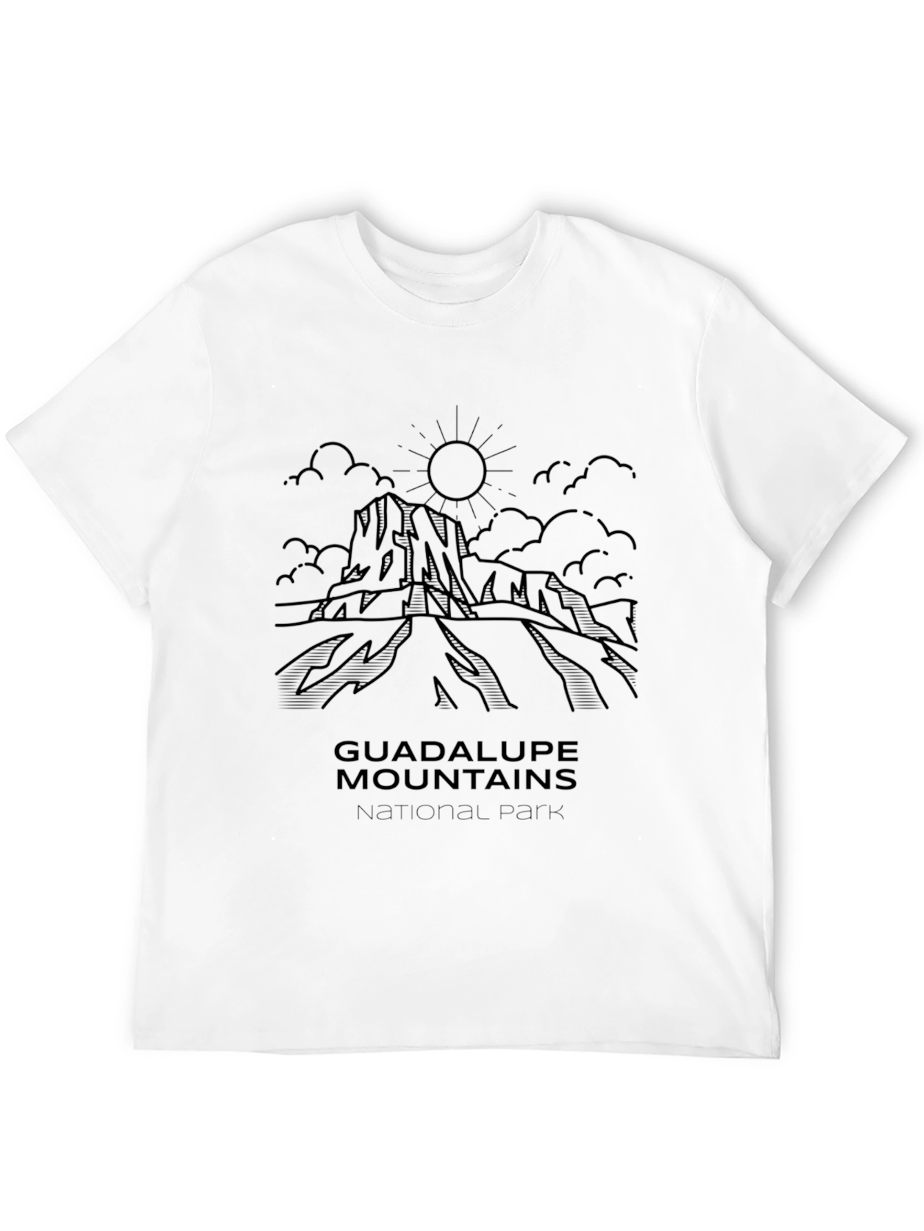 Guadalupe Mountains National Park Black T-Shirt