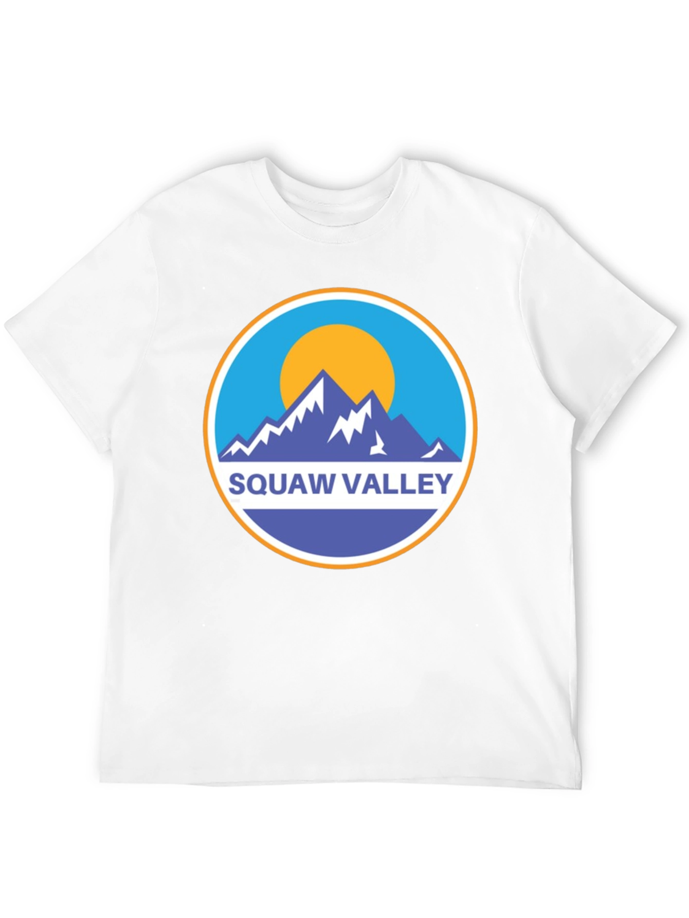 Squaw Valley Mountain Graphic Tee - Black