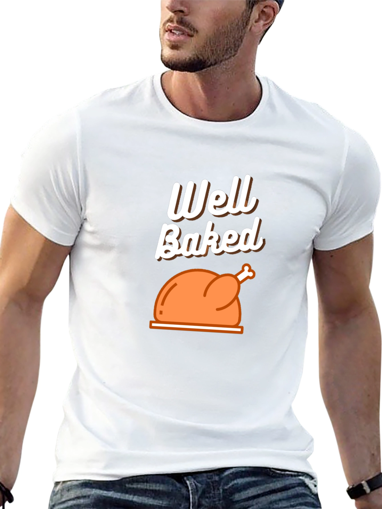 Well Baked Turkey Graphic T-Shirt