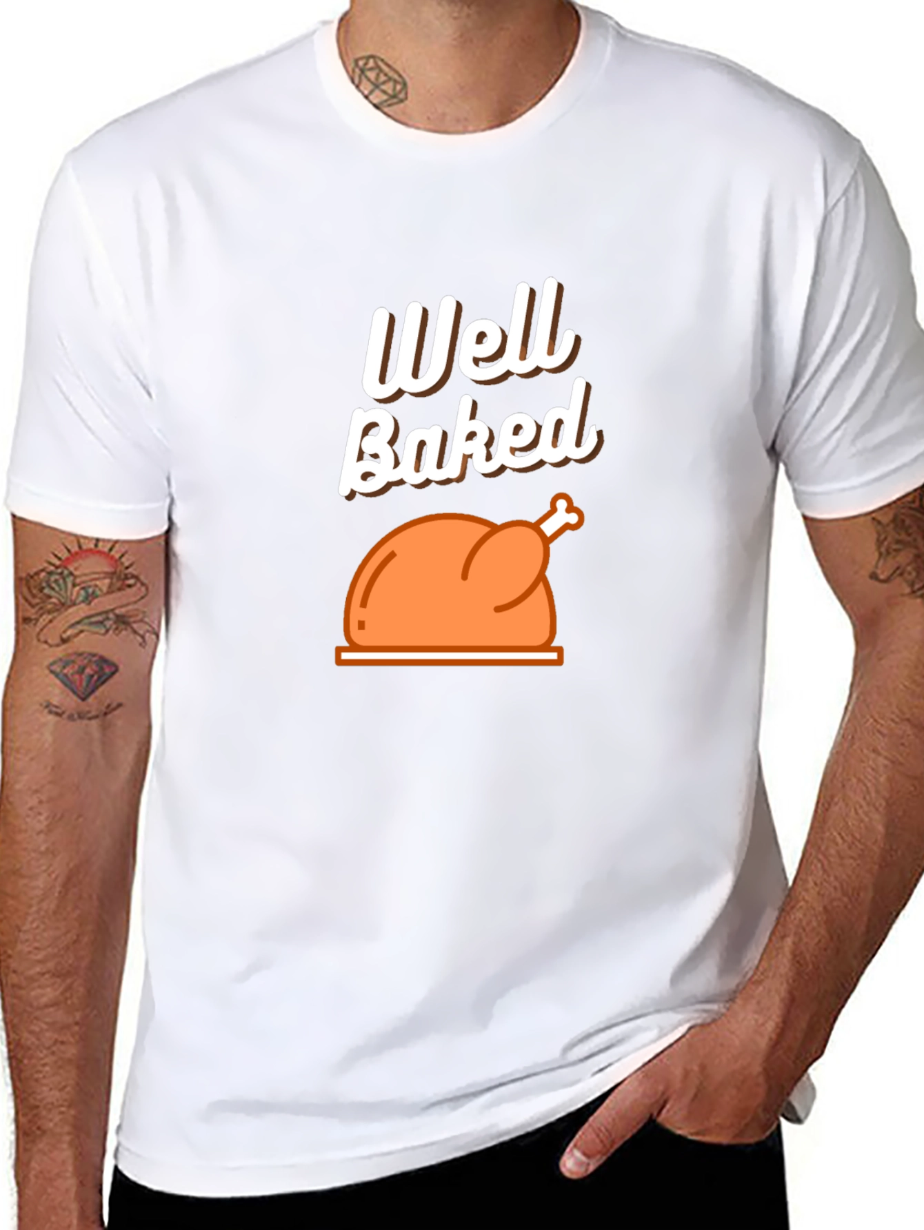 Well Baked Turkey Graphic T-Shirt