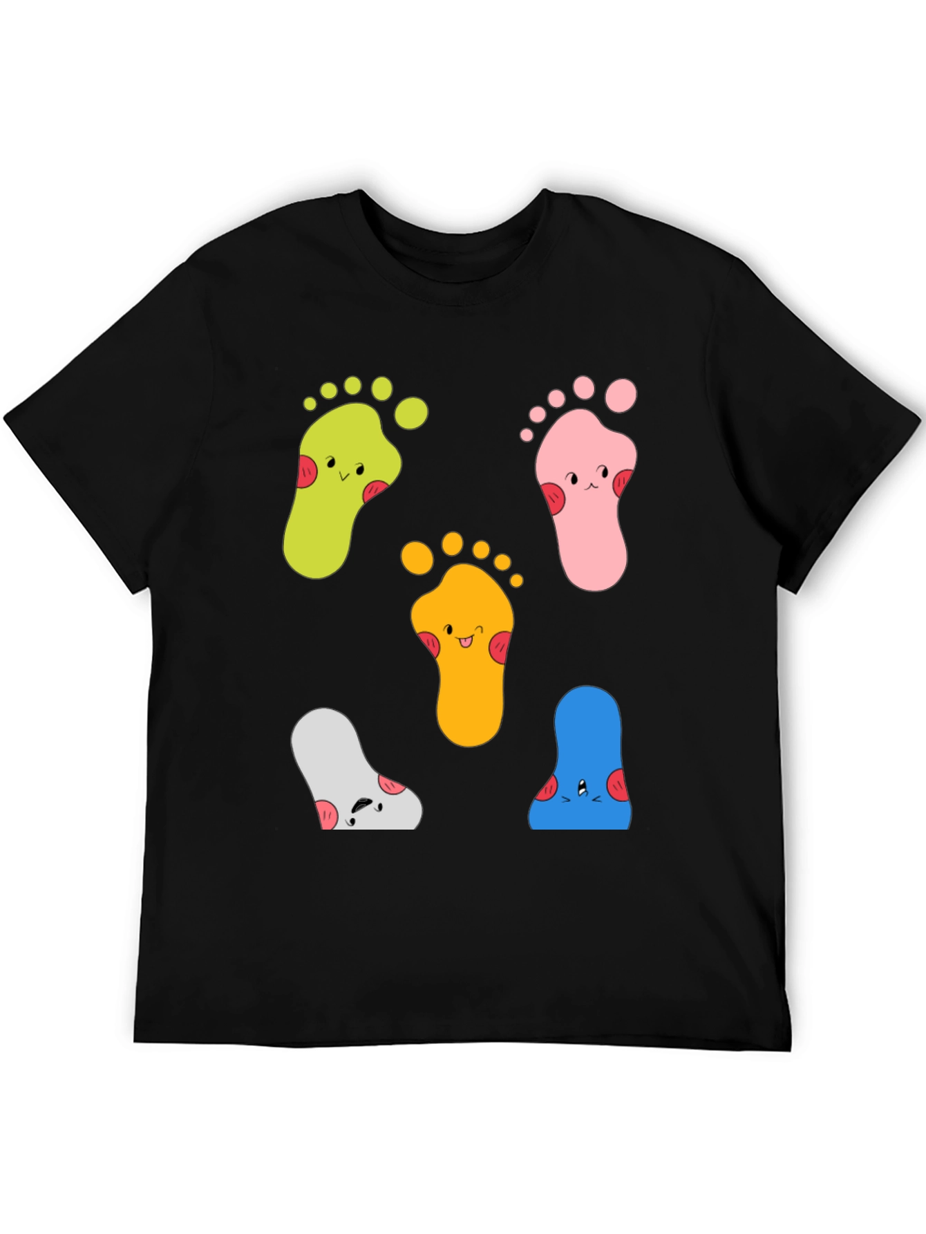 Funky Feet Graphic Tee - Unisex Cotton T-Shirt