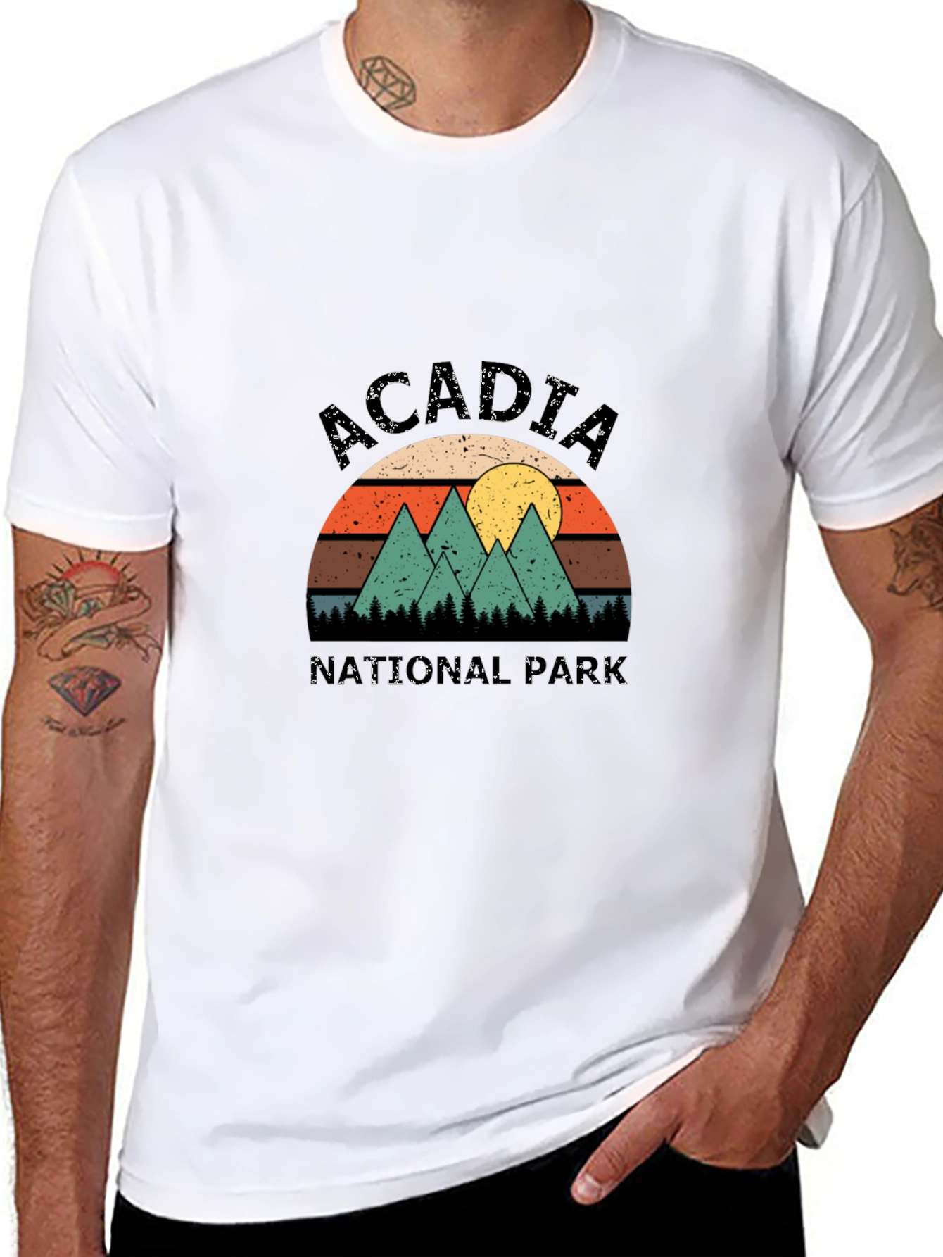 Acadia National Park Retro T-Shirt