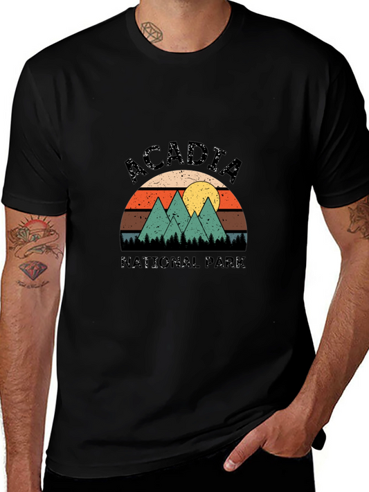 Acadia National Park Retro T-Shirt