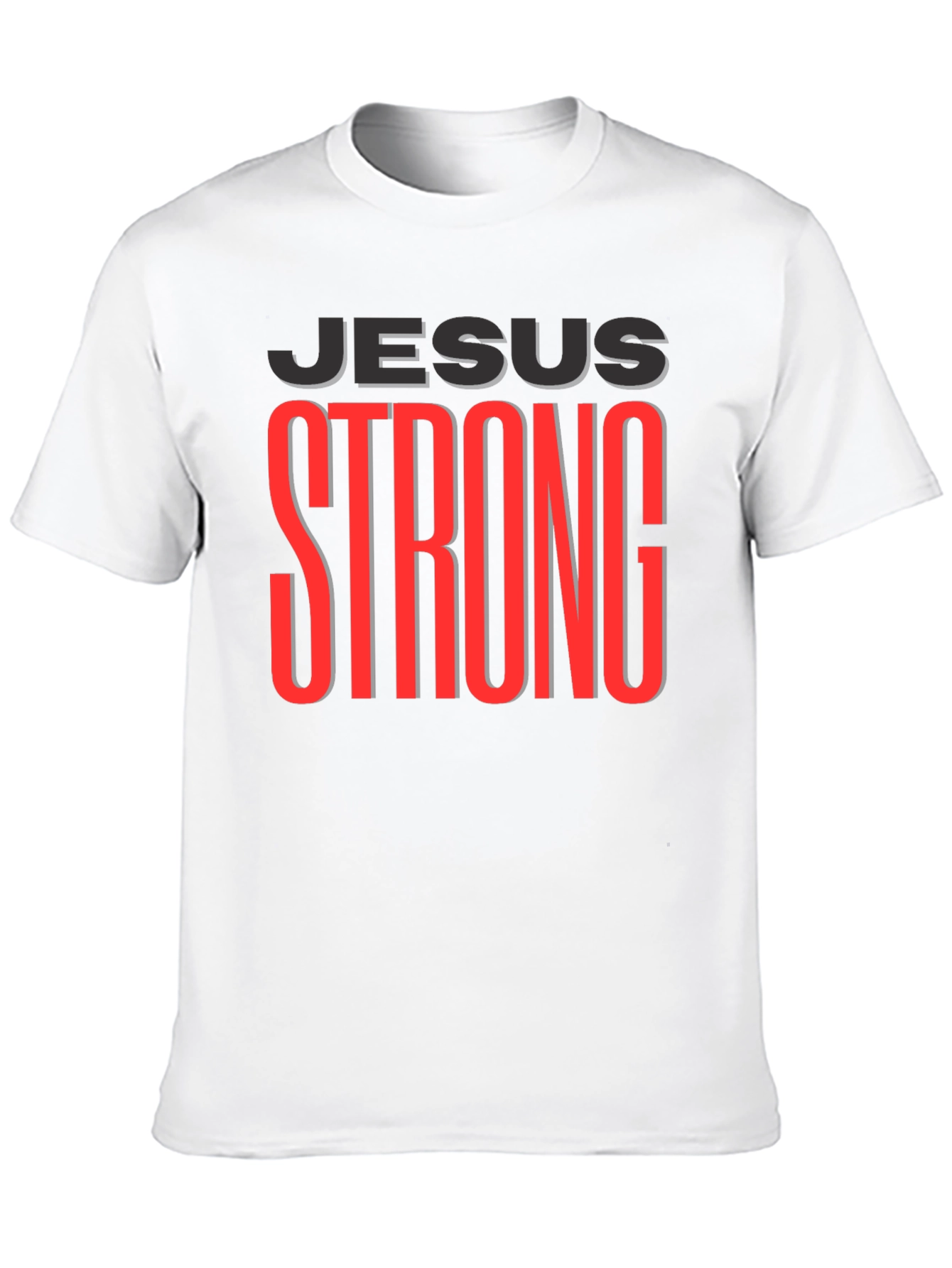 Jesus Strong Graphic T-Shirt - Christian Apparel