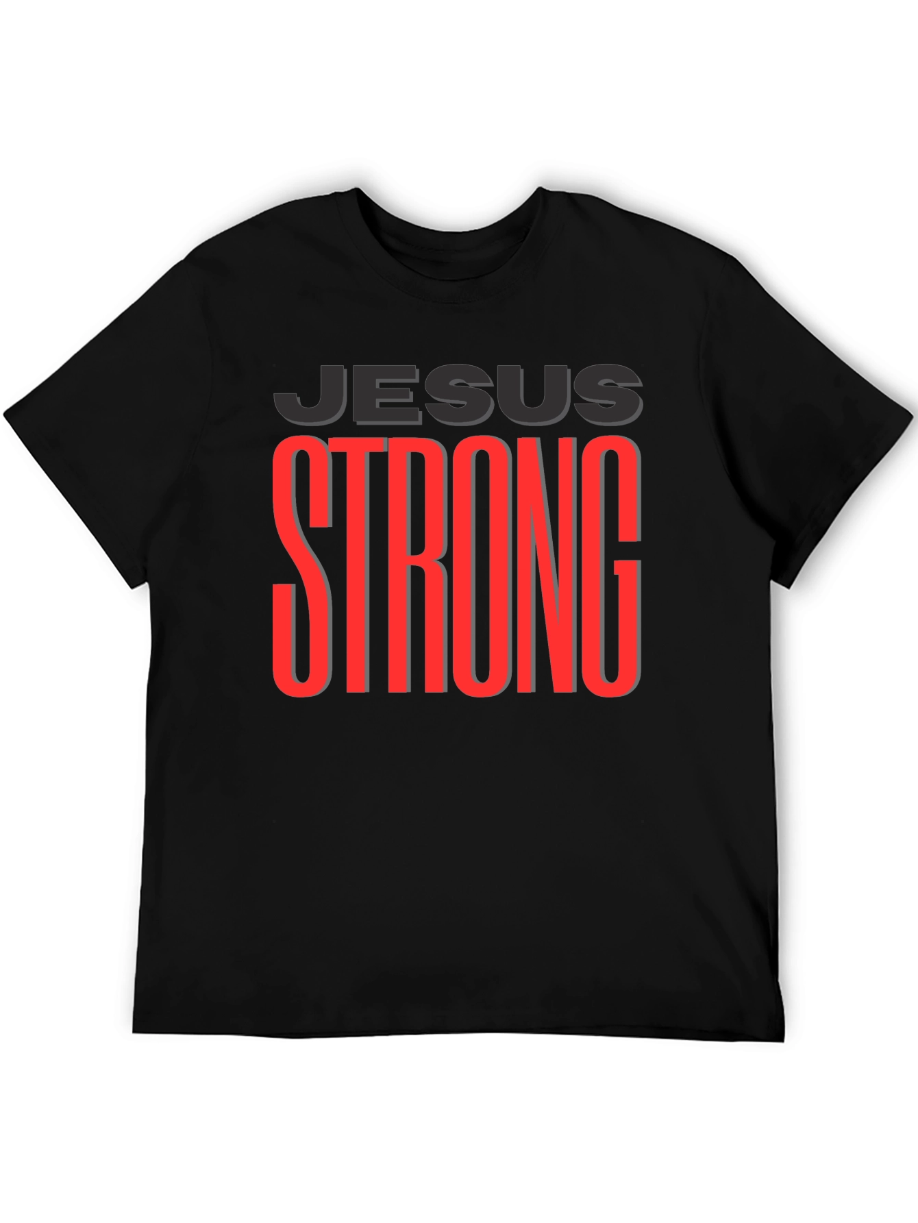Jesus Strong Graphic T-Shirt - Christian Apparel