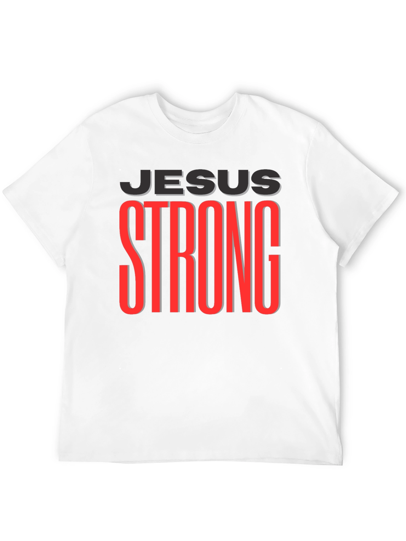 Jesus Strong Graphic T-Shirt - Christian Apparel