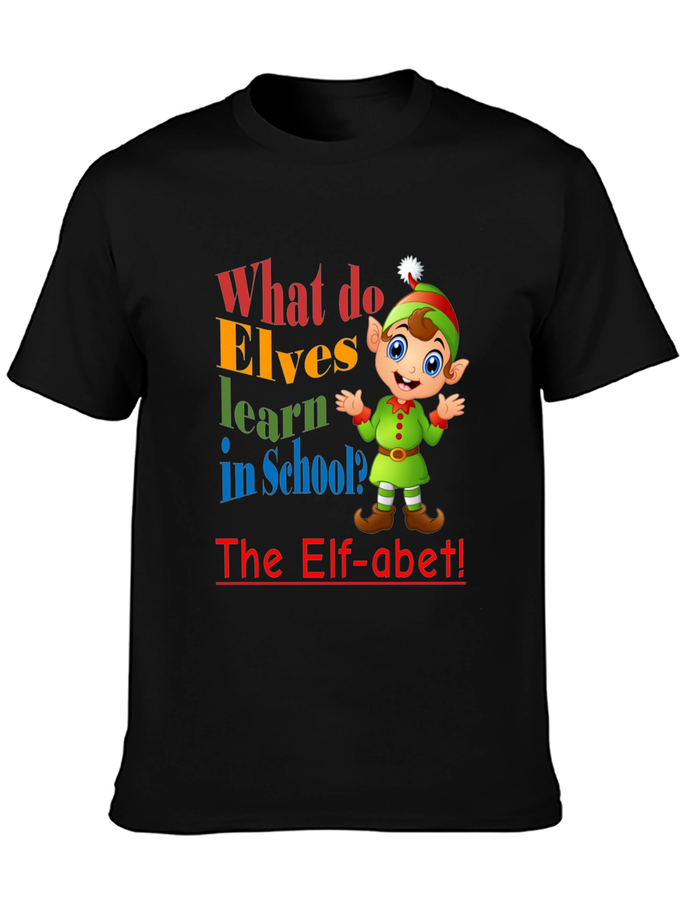Elf-abet Christmas T-Shirt