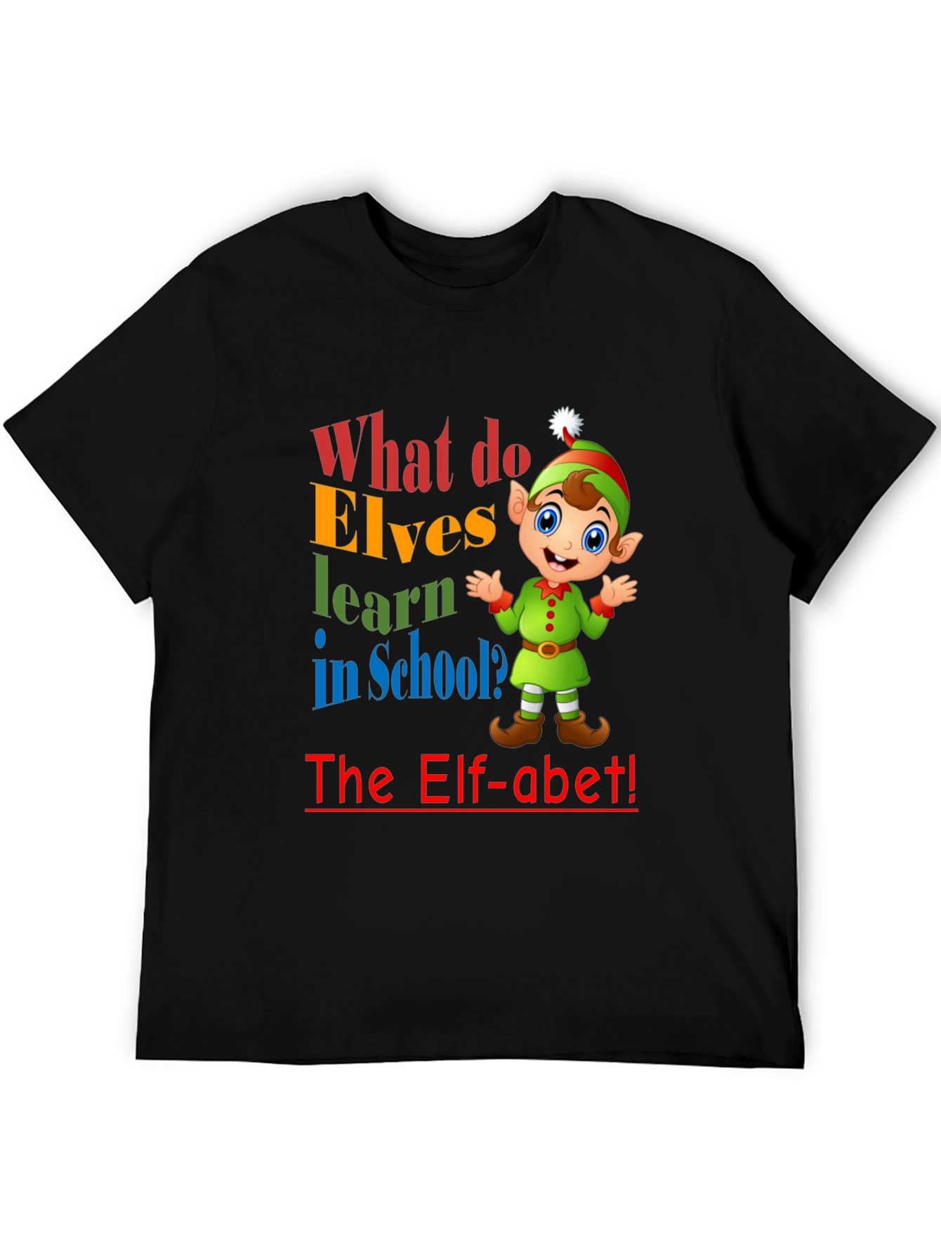 Elf-abet Christmas T-Shirt