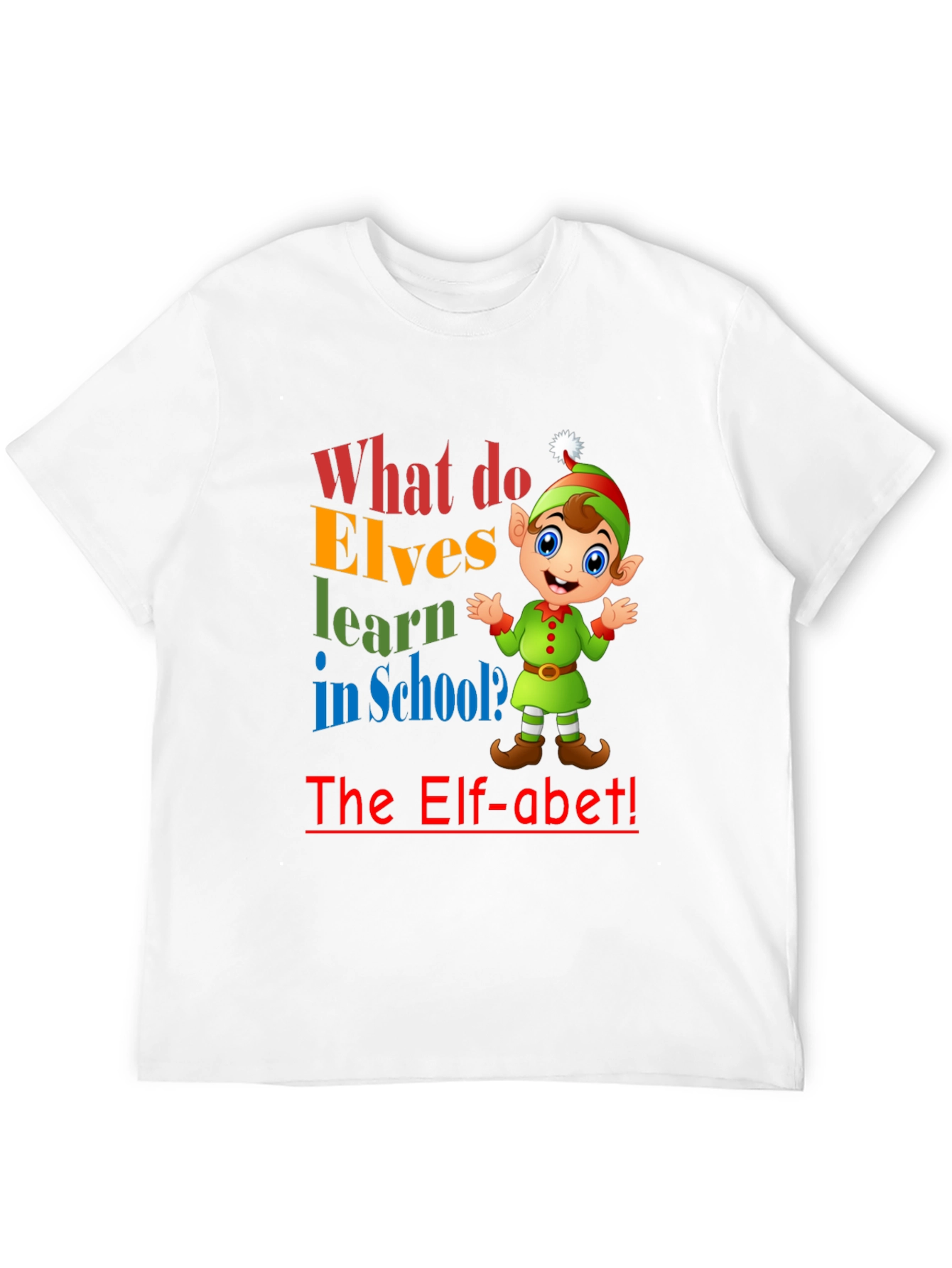 Elf-abet Christmas T-Shirt