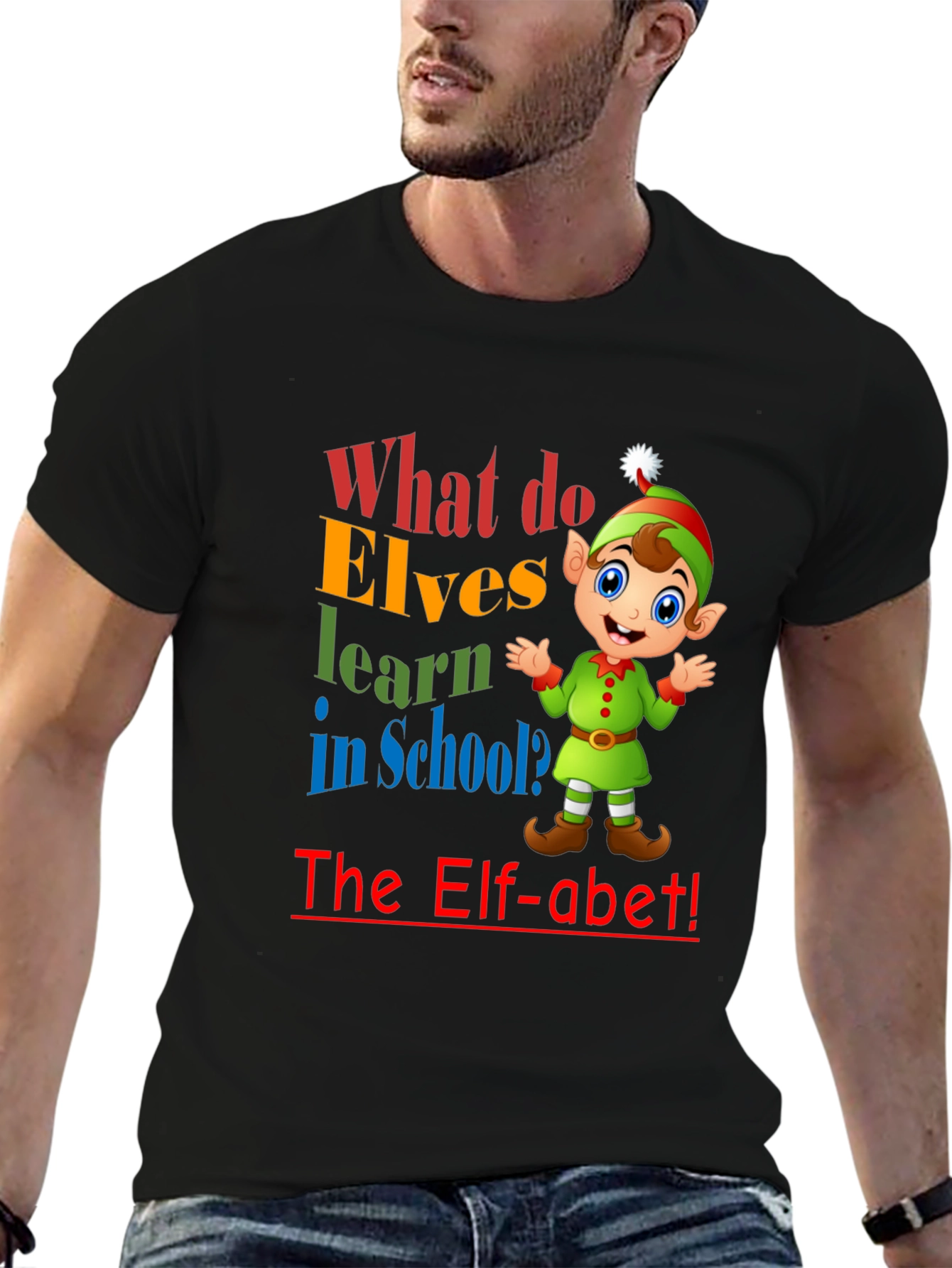 Elf-abet Christmas T-Shirt