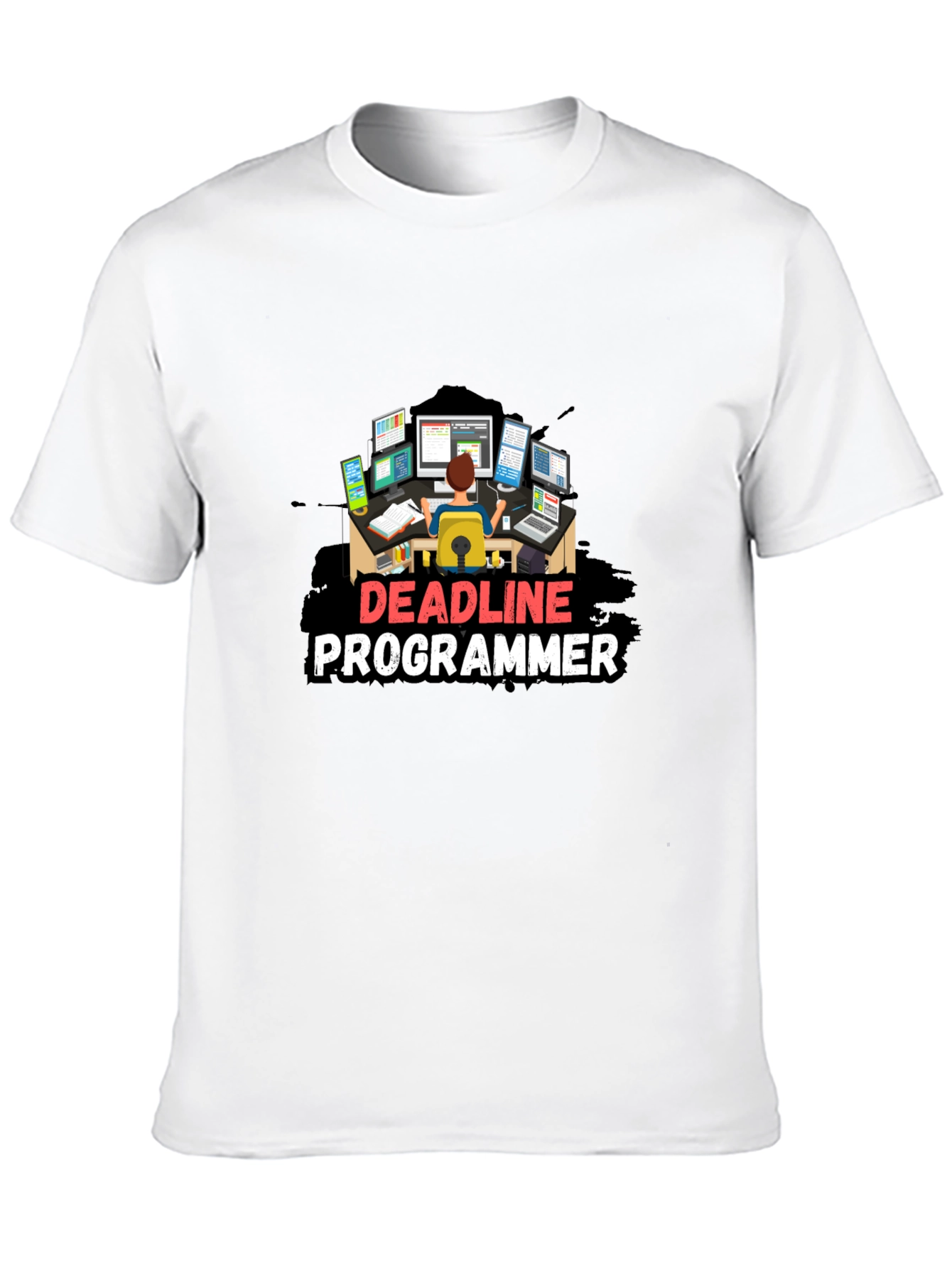 Deadline Programmer Black T-Shirt