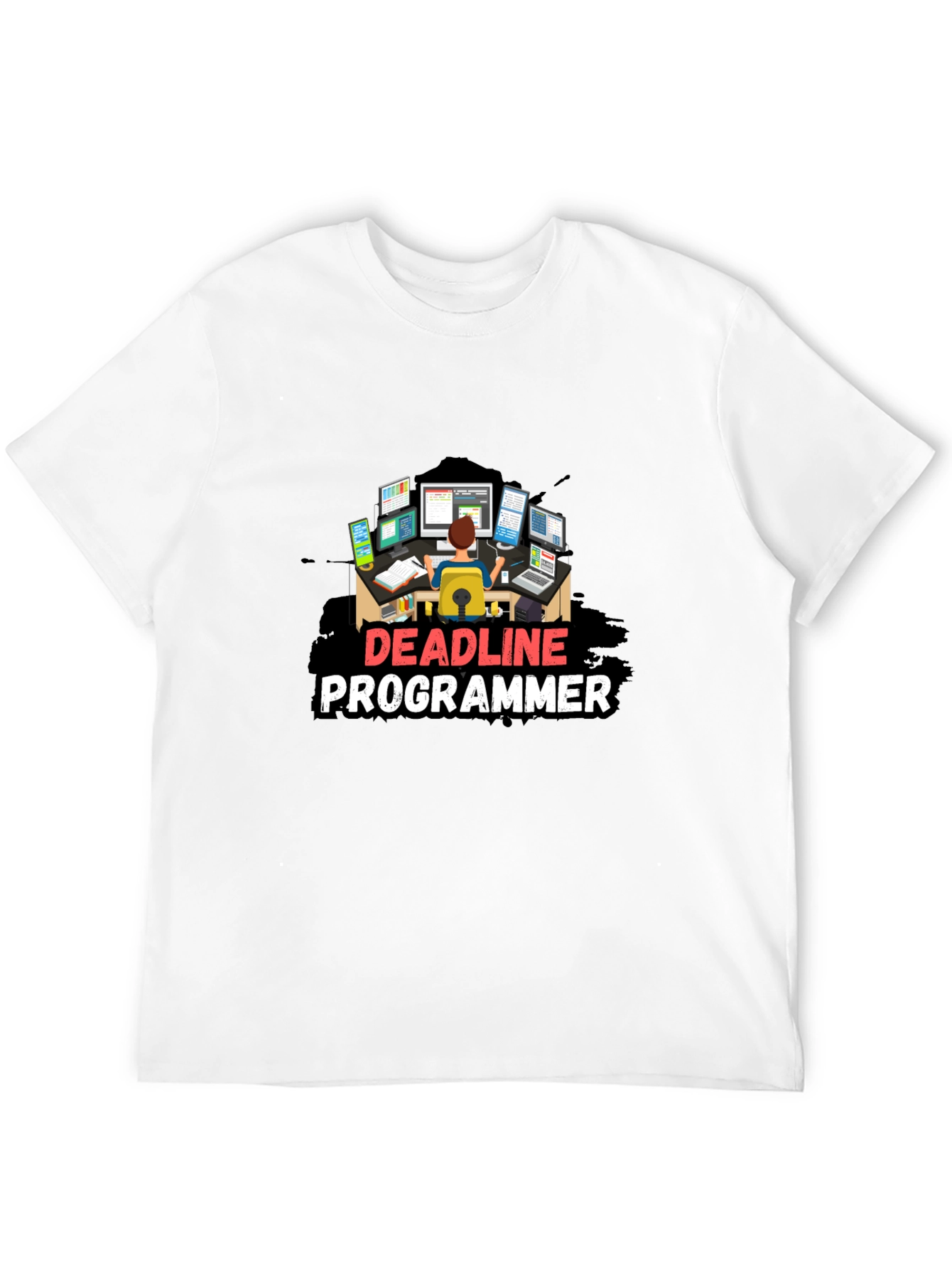 Deadline Programmer Black T-Shirt