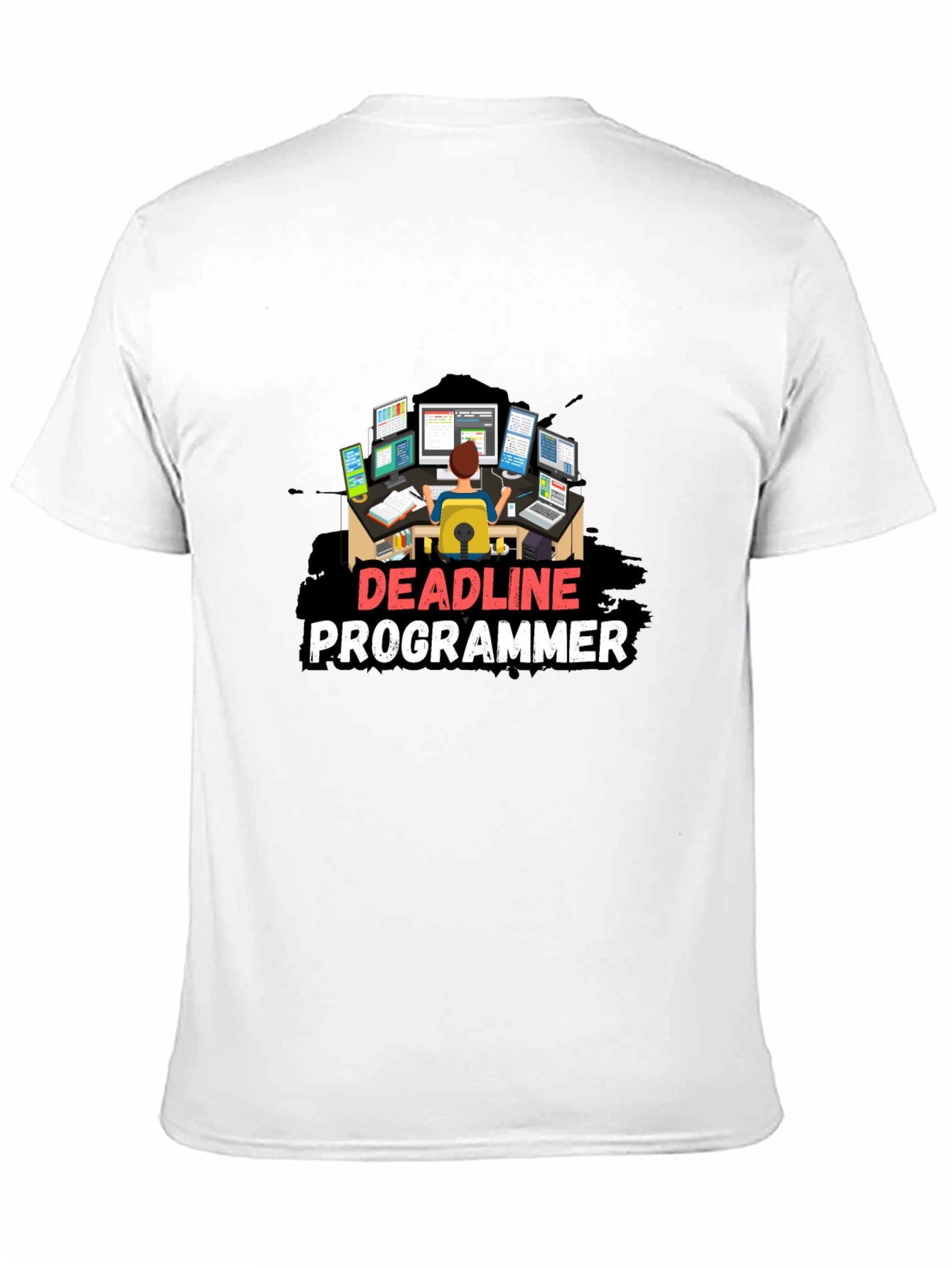 Deadline Programmer Black T-Shirt