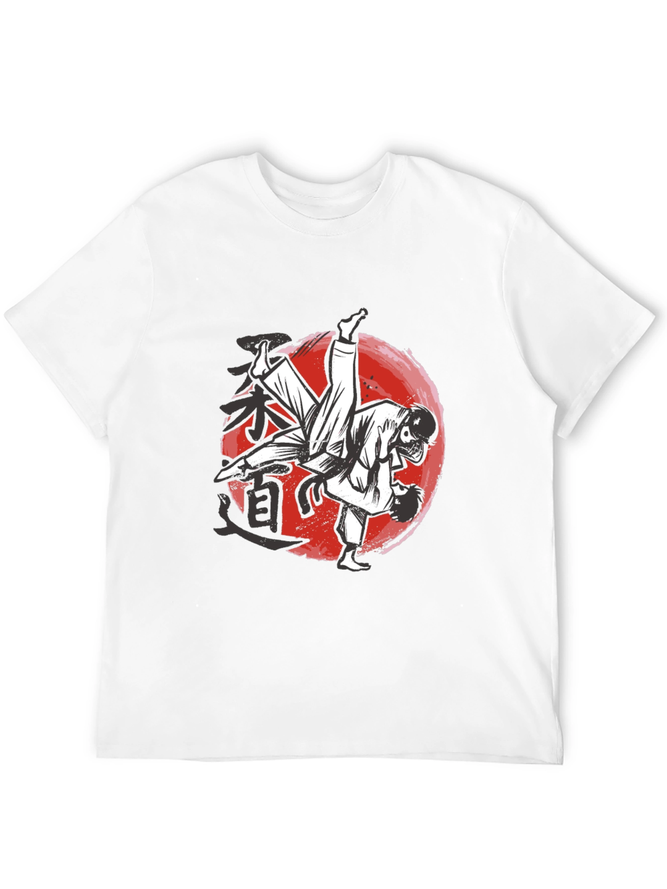 Judo Martial Arts Graphic Black T-Shirt