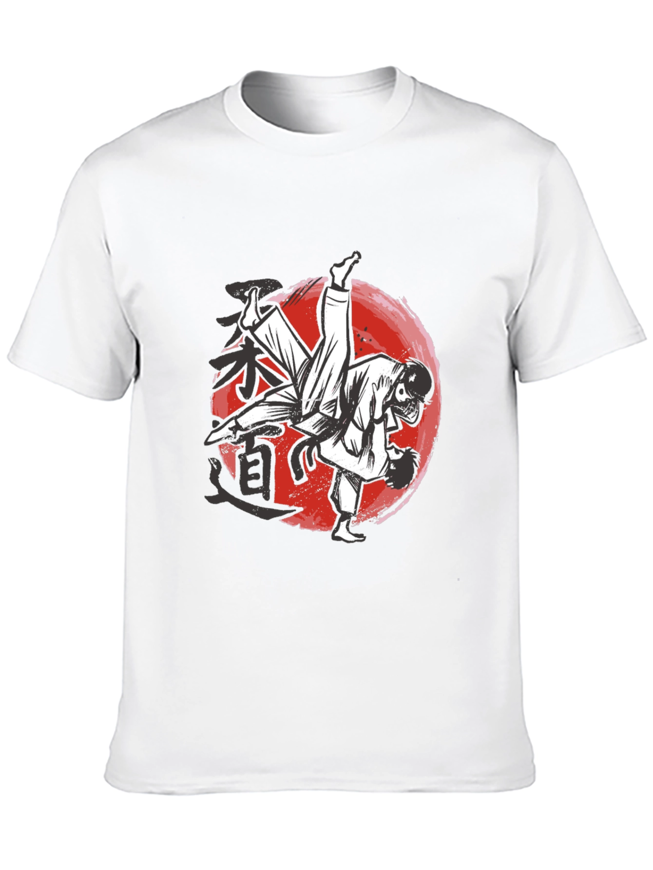 Judo Martial Arts Graphic Black T-Shirt