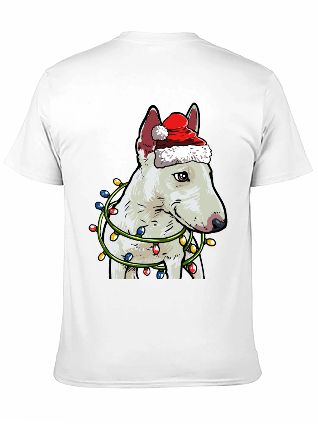 Festive Bull Terrier Christmas T-Shirt