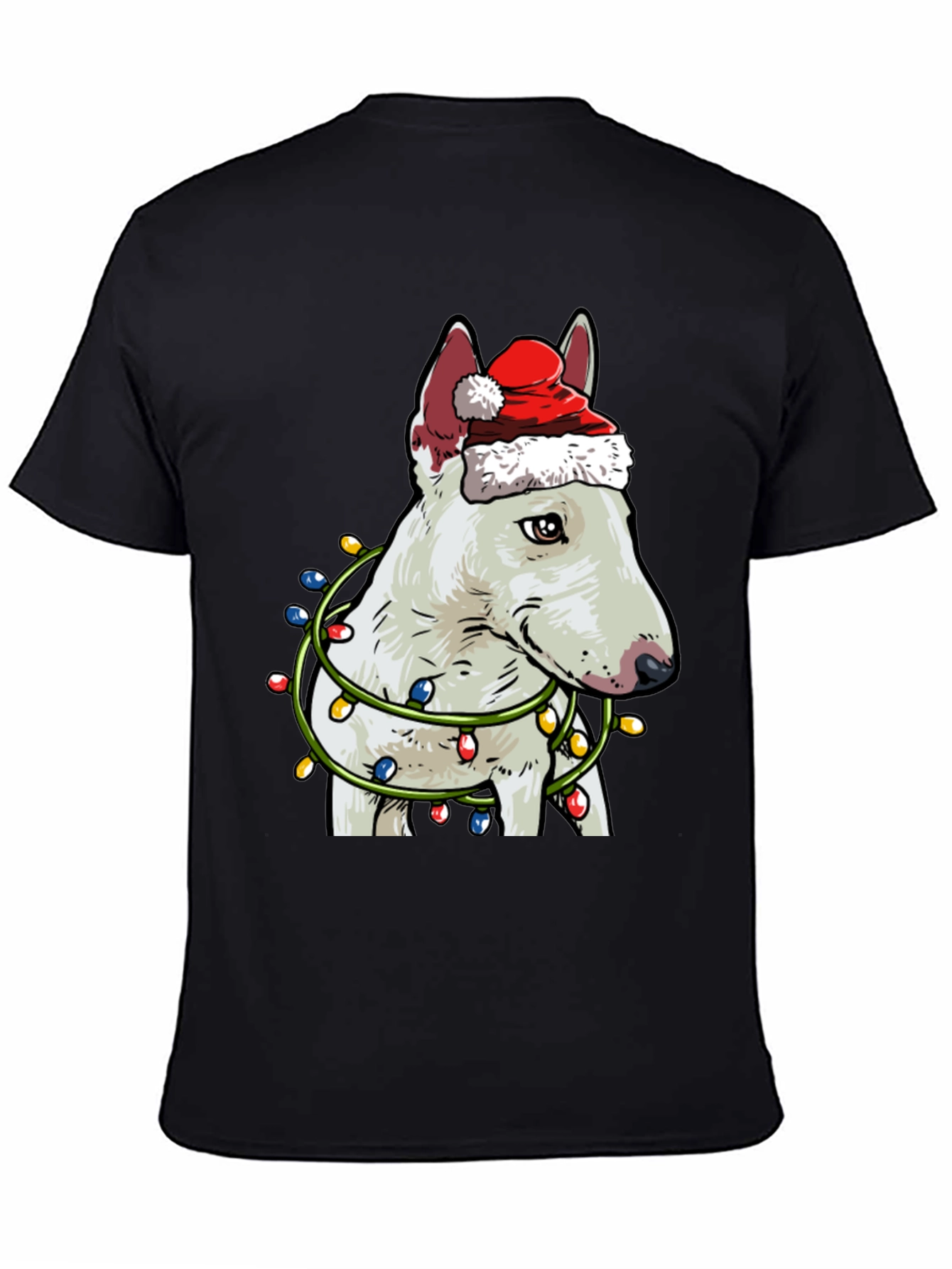 Festive Bull Terrier Christmas T-Shirt