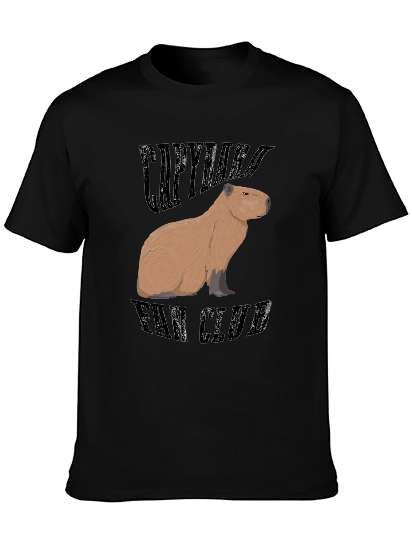 Capybara Fan Club T-Shirt - Unique Graphic Tee