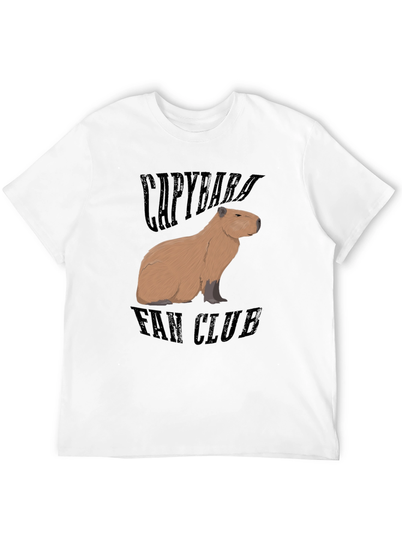 Capybara Fan Club T-Shirt - Unique Graphic Tee
