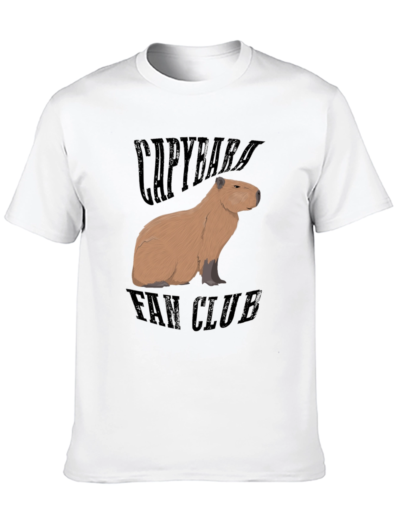 Capybara Fan Club T-Shirt - Unique Graphic Tee