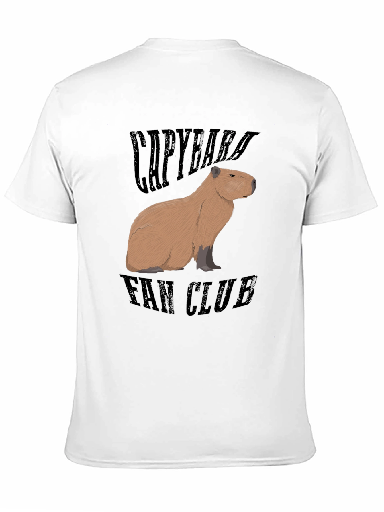 Capybara Fan Club T-Shirt - Unique Graphic Tee