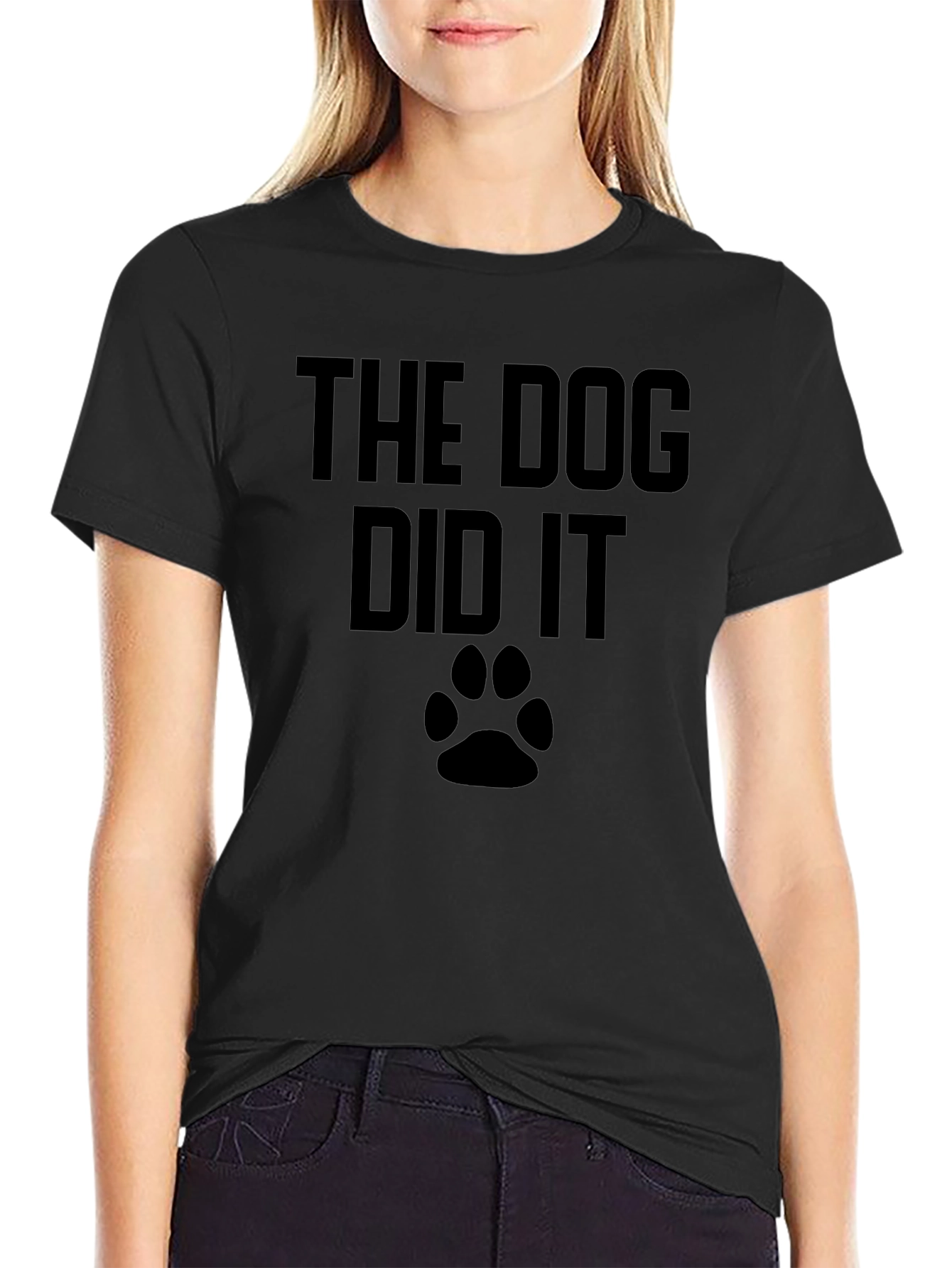 The Dog Did It T-Shirt Funny Dog Lover Tee
