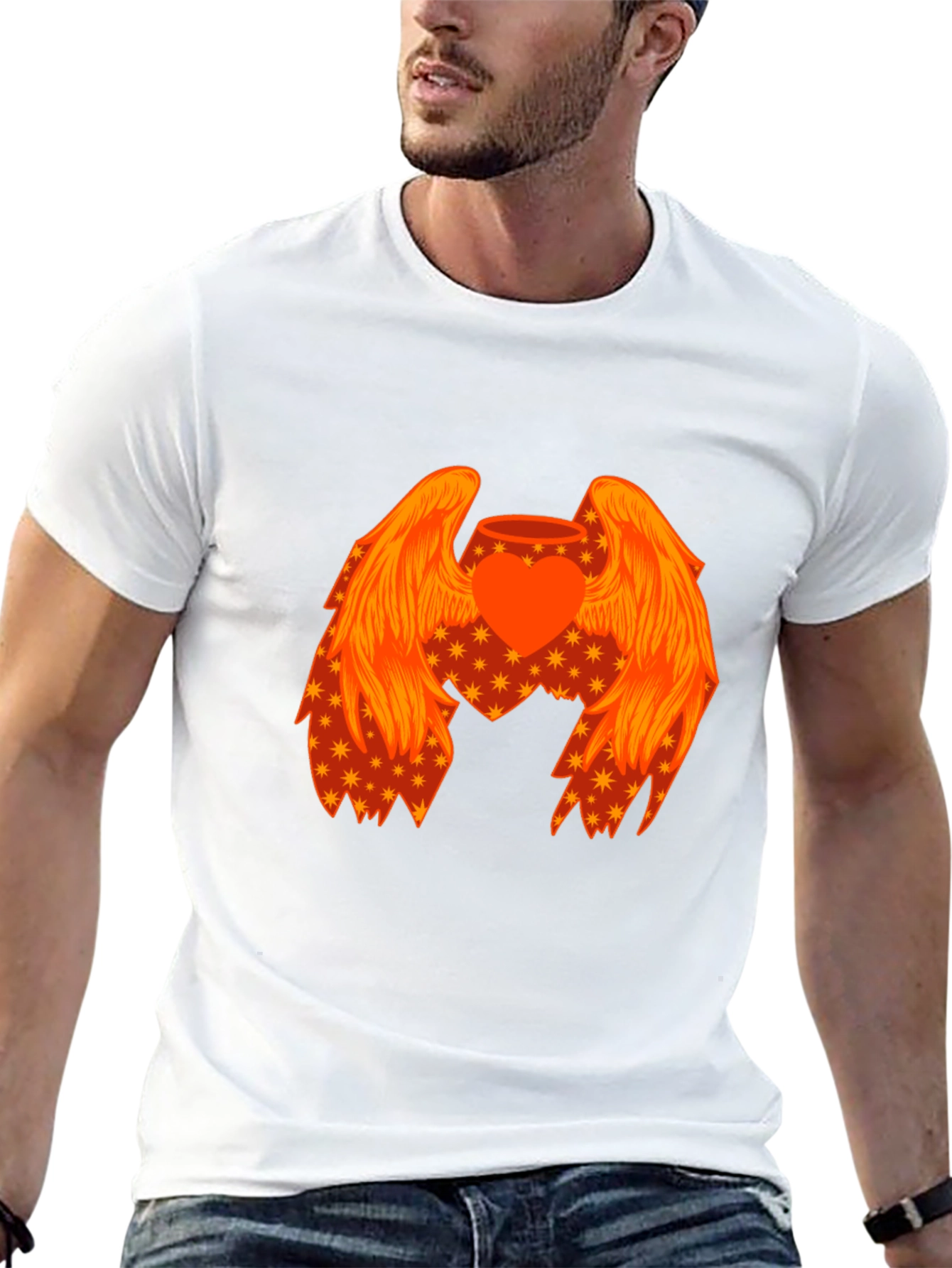 Heart with Wings Graphic T-Shirt