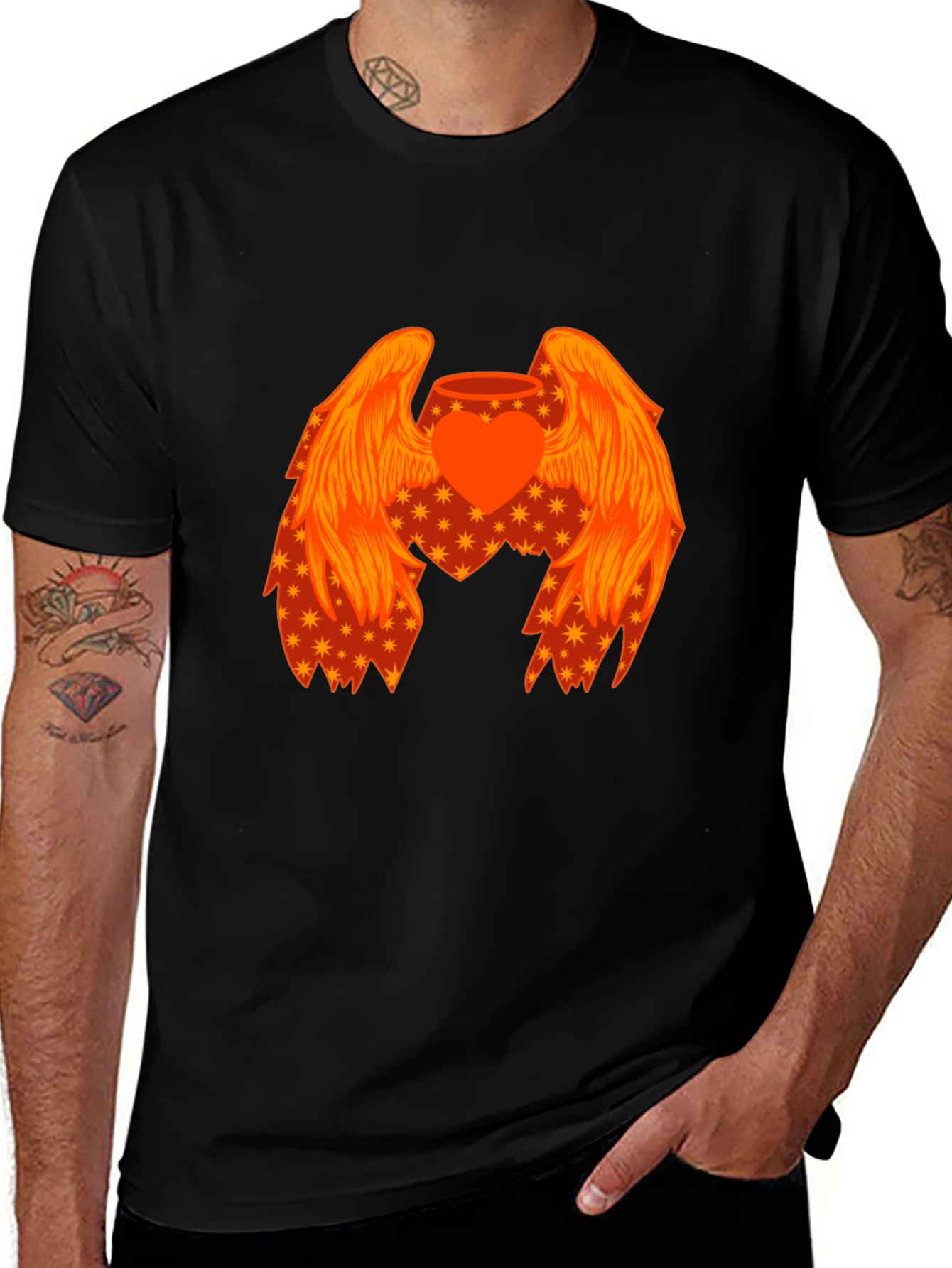 Heart with Wings Graphic T-Shirt