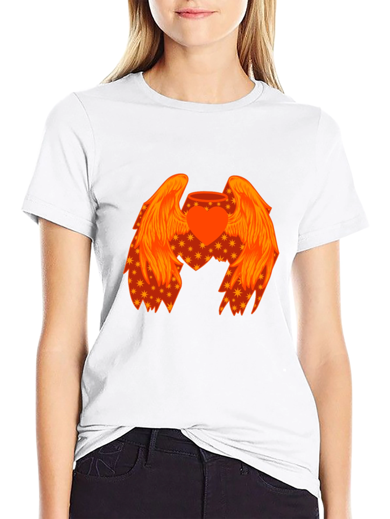 Heart with Wings Graphic T-Shirt