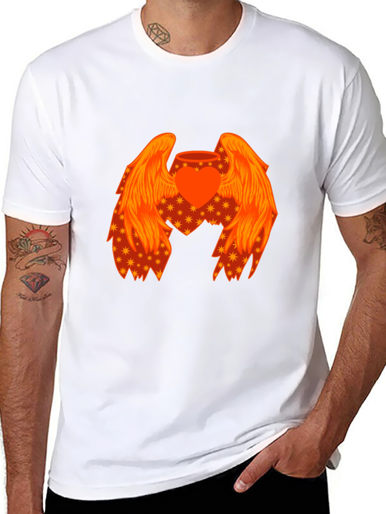 Heart with Wings Graphic T-Shirt