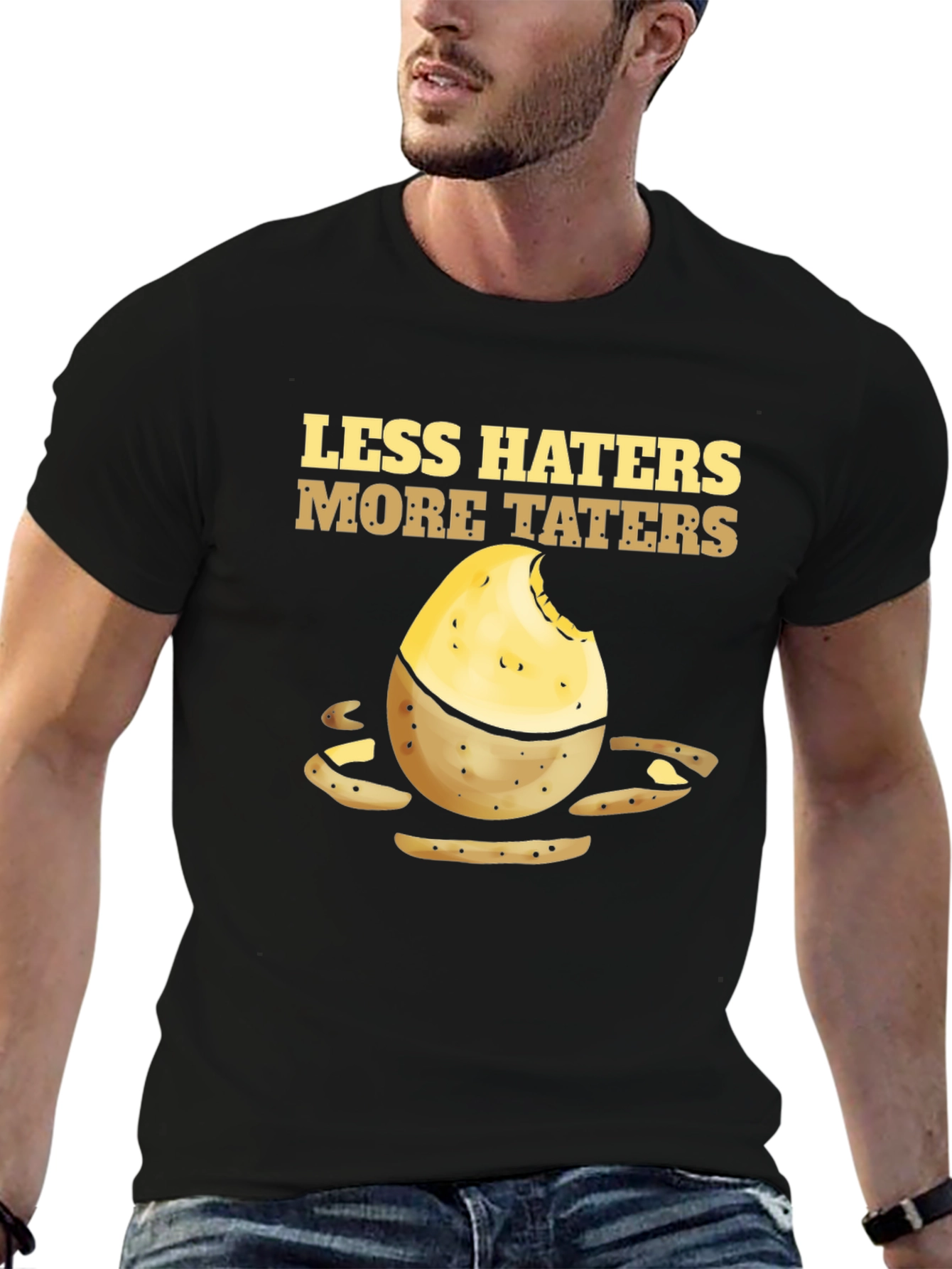 Less Haters More Taters Graphic Tee