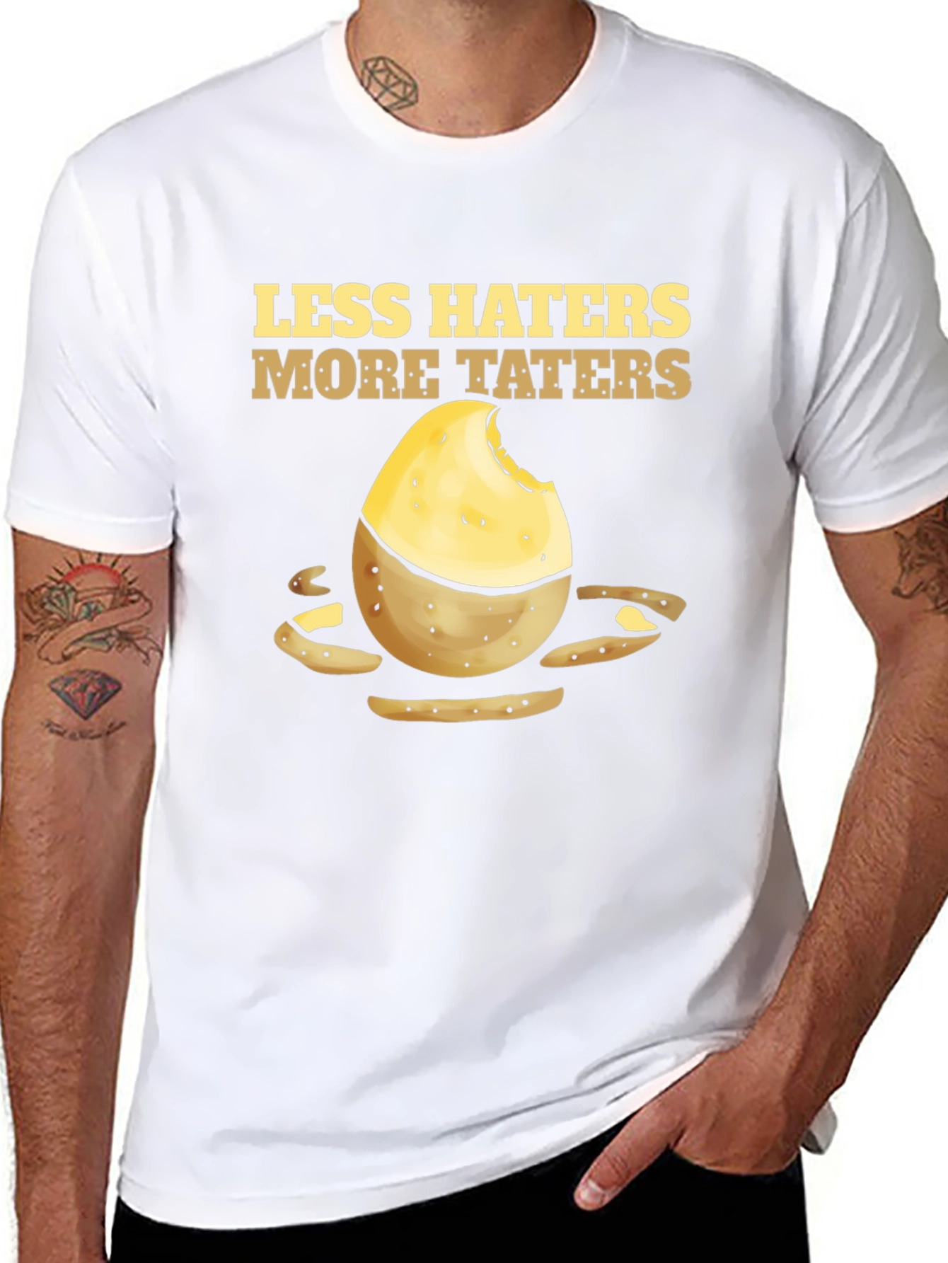 Less Haters More Taters Graphic Tee