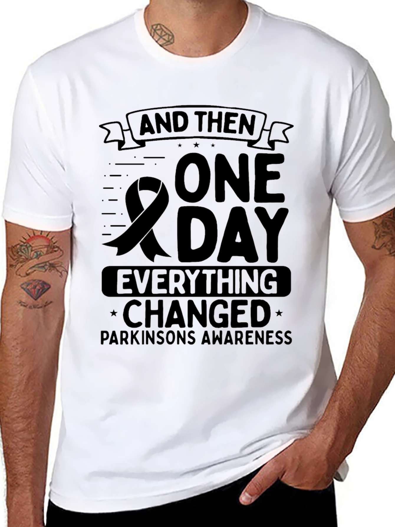 Parkinsons Awareness T-Shirt - Everything Changed