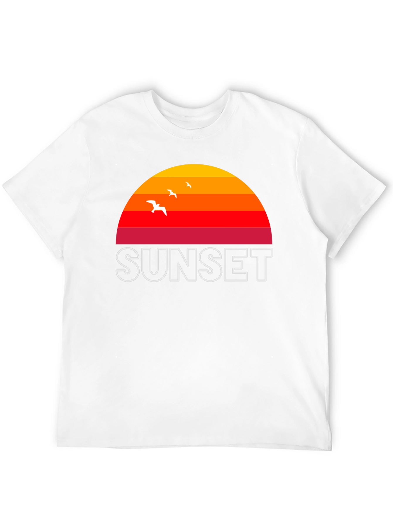 Sunset Graphic T-Shirt - Retro Style Tee