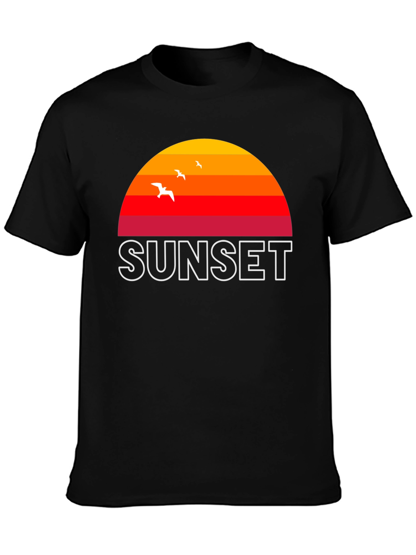 Sunset Graphic T-Shirt - Retro Style Tee
