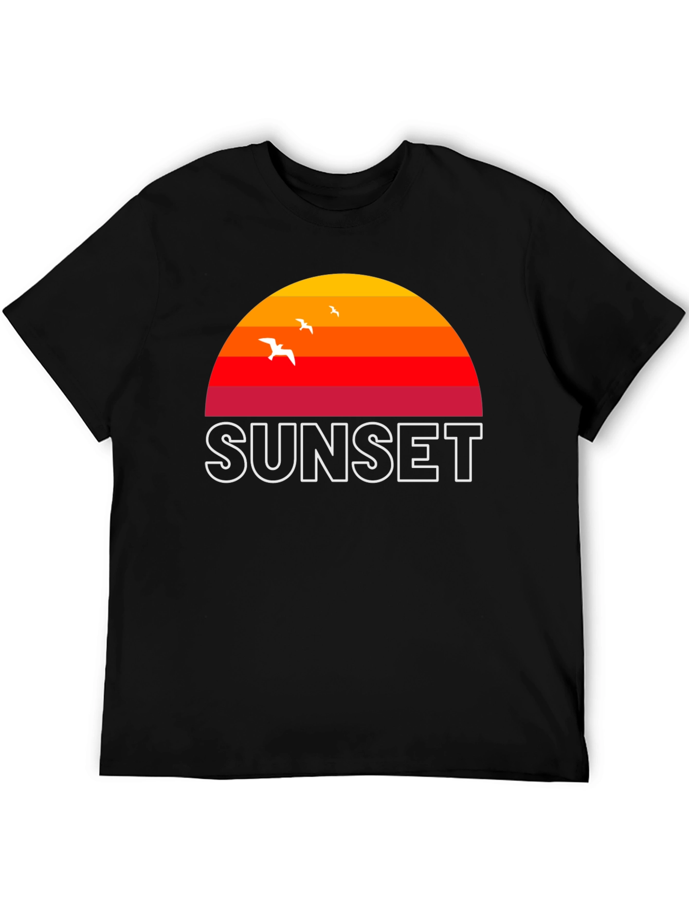 Sunset Graphic T-Shirt - Retro Style Tee