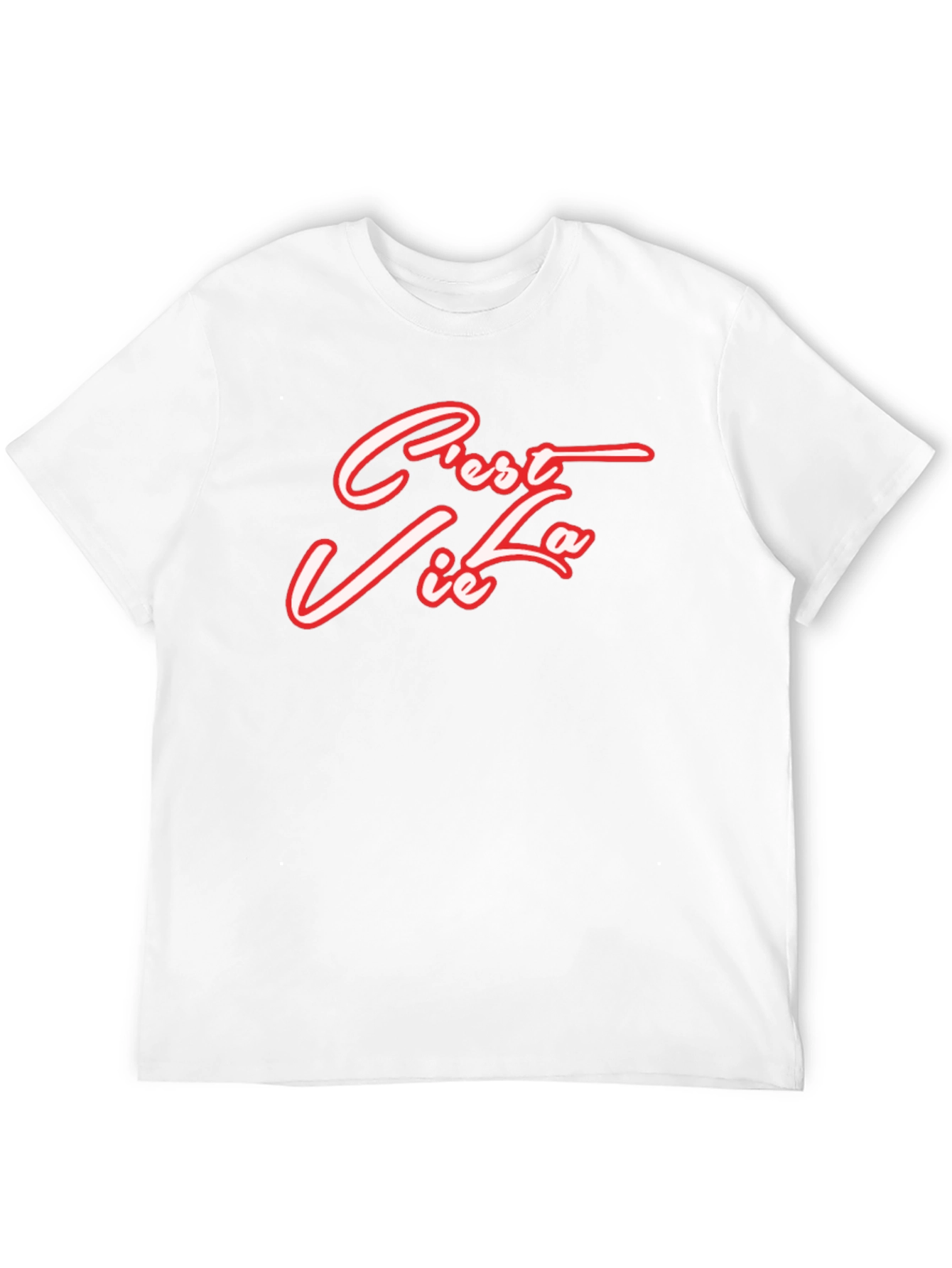 Cest La Vie Graphic Tee - Black