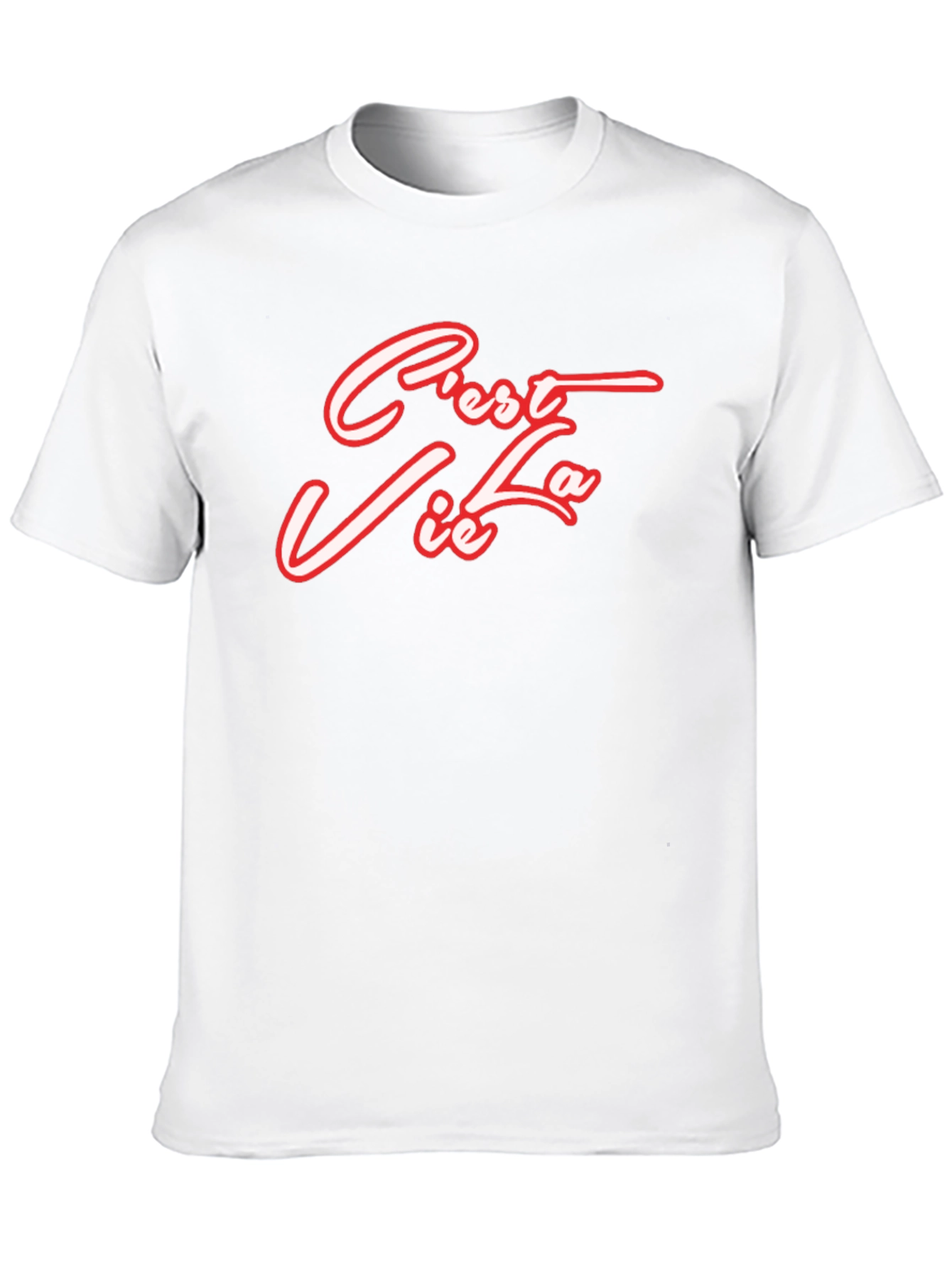 Cest La Vie Graphic Tee - Black